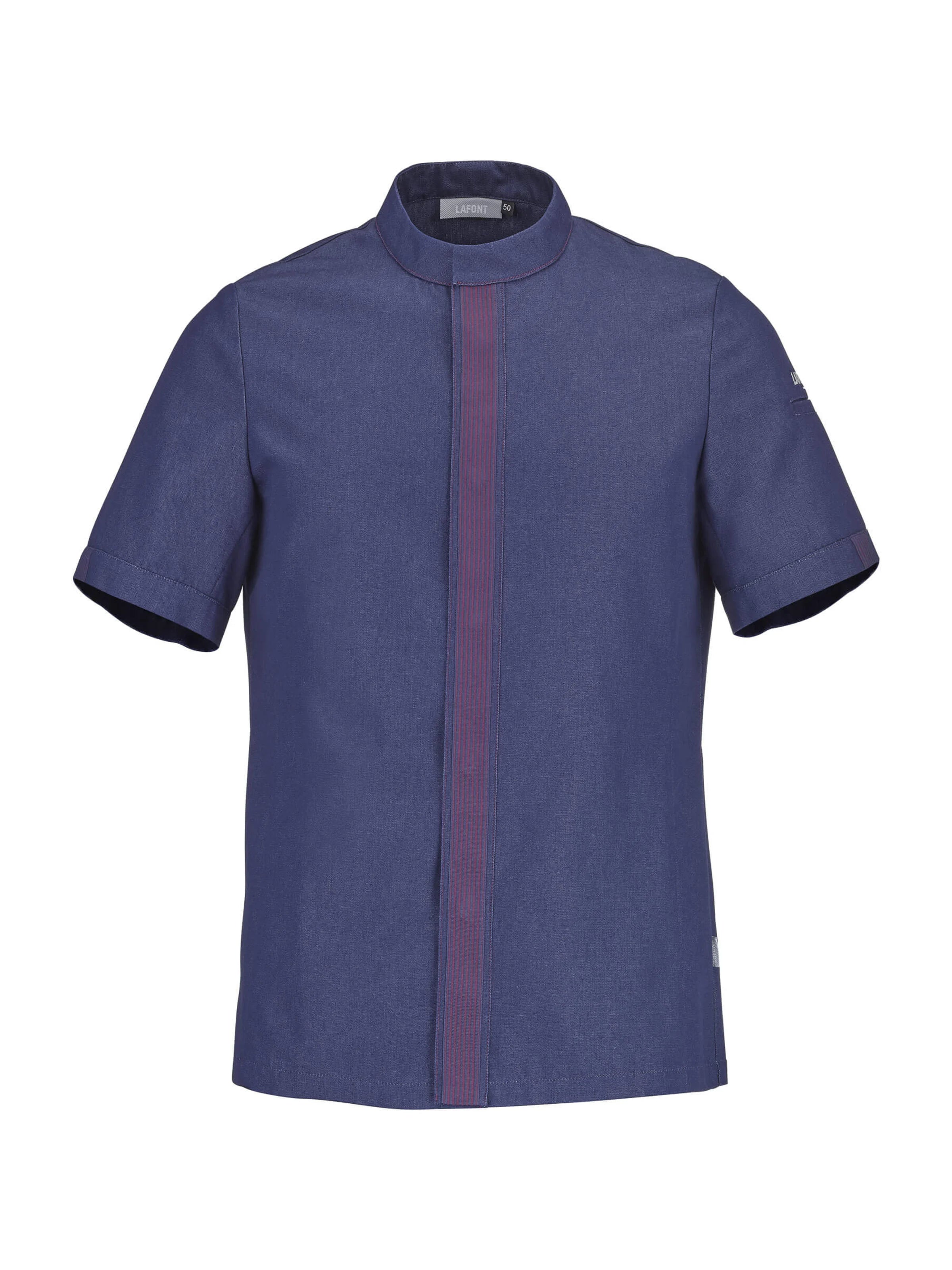 Short-Sleeved Chef Jacket Gombo Navy by LaFont ChefsCotton