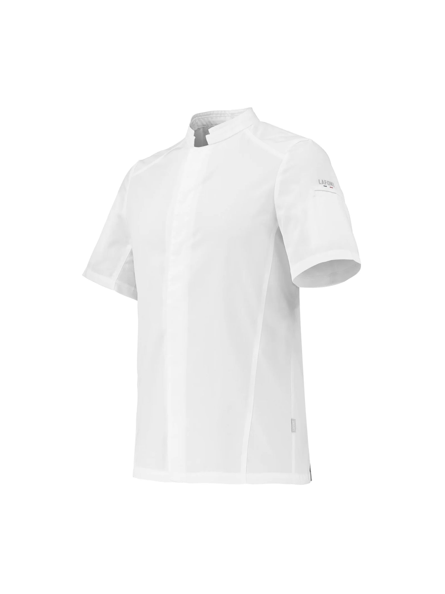 Short Sleeved Chef Jacket Marjoram White by La Font - Get the best deal at ChefsCotton