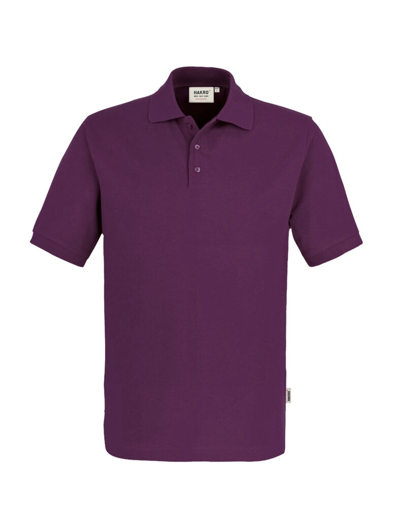 Unisex Polo Performance Mikralinar® Aubergine by Hakro - ChefsCotton