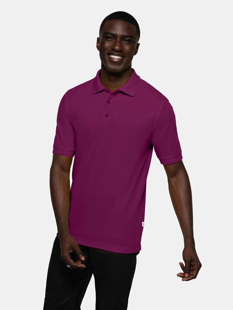 Unisex Polo Performance Mikralinar® Aubergine by Hakro - ChefsCotton