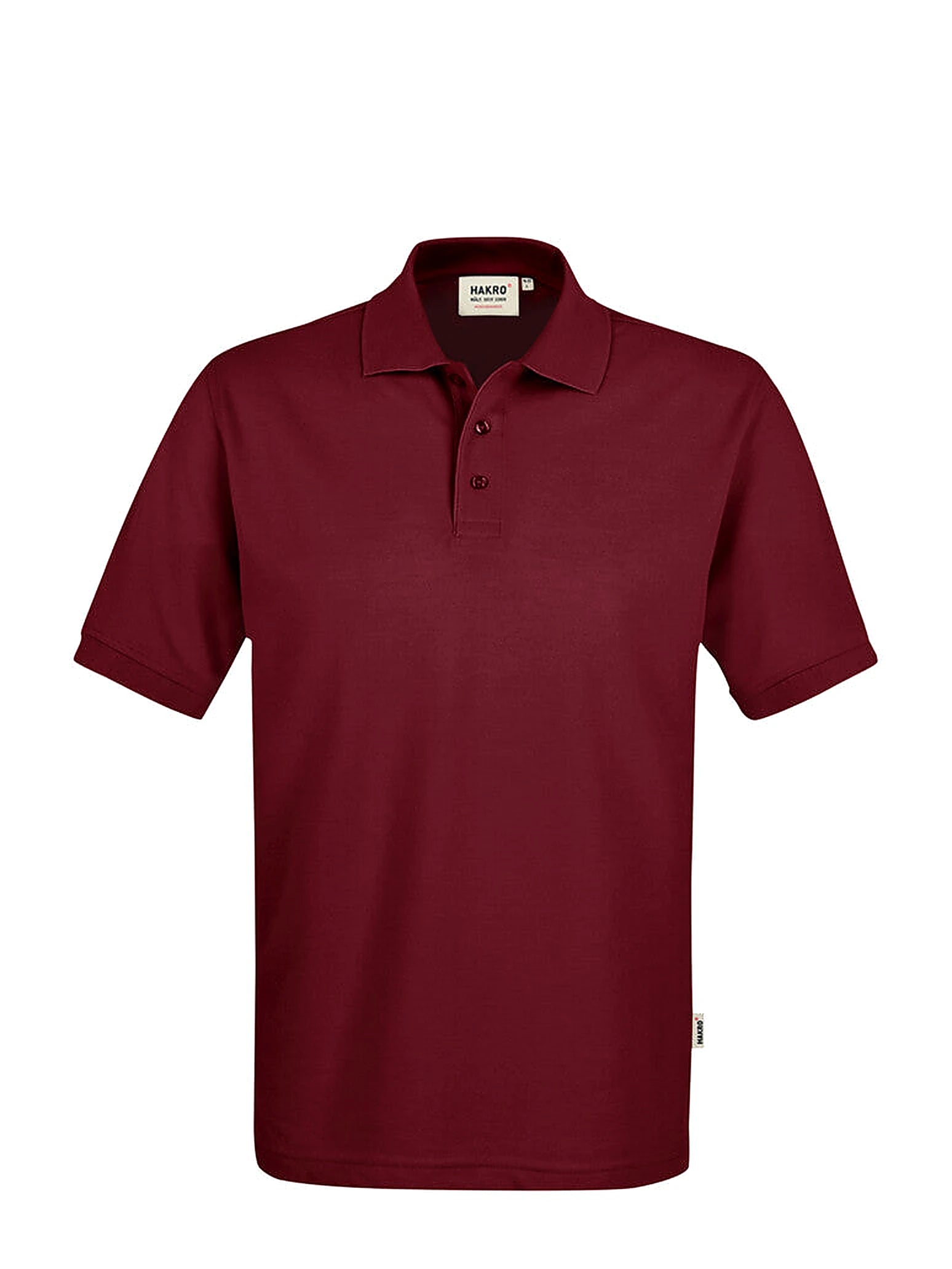 Unisex Polo Performance Mikralinar® Burgundy by Hakro - ChefsCotton