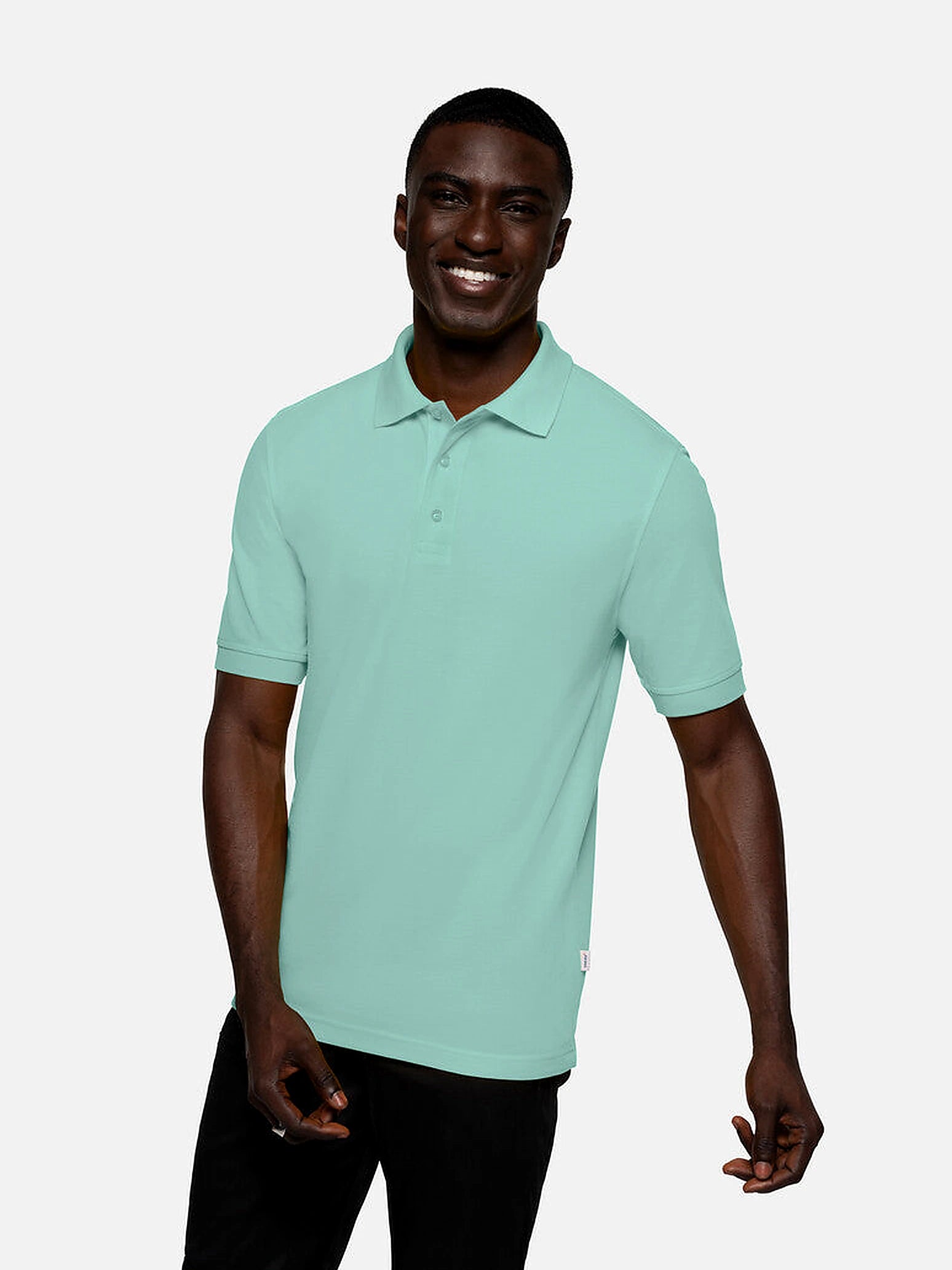 Unisex Polo Performance Mikralinar® Ice Green by Hakro - ChefsCotton
