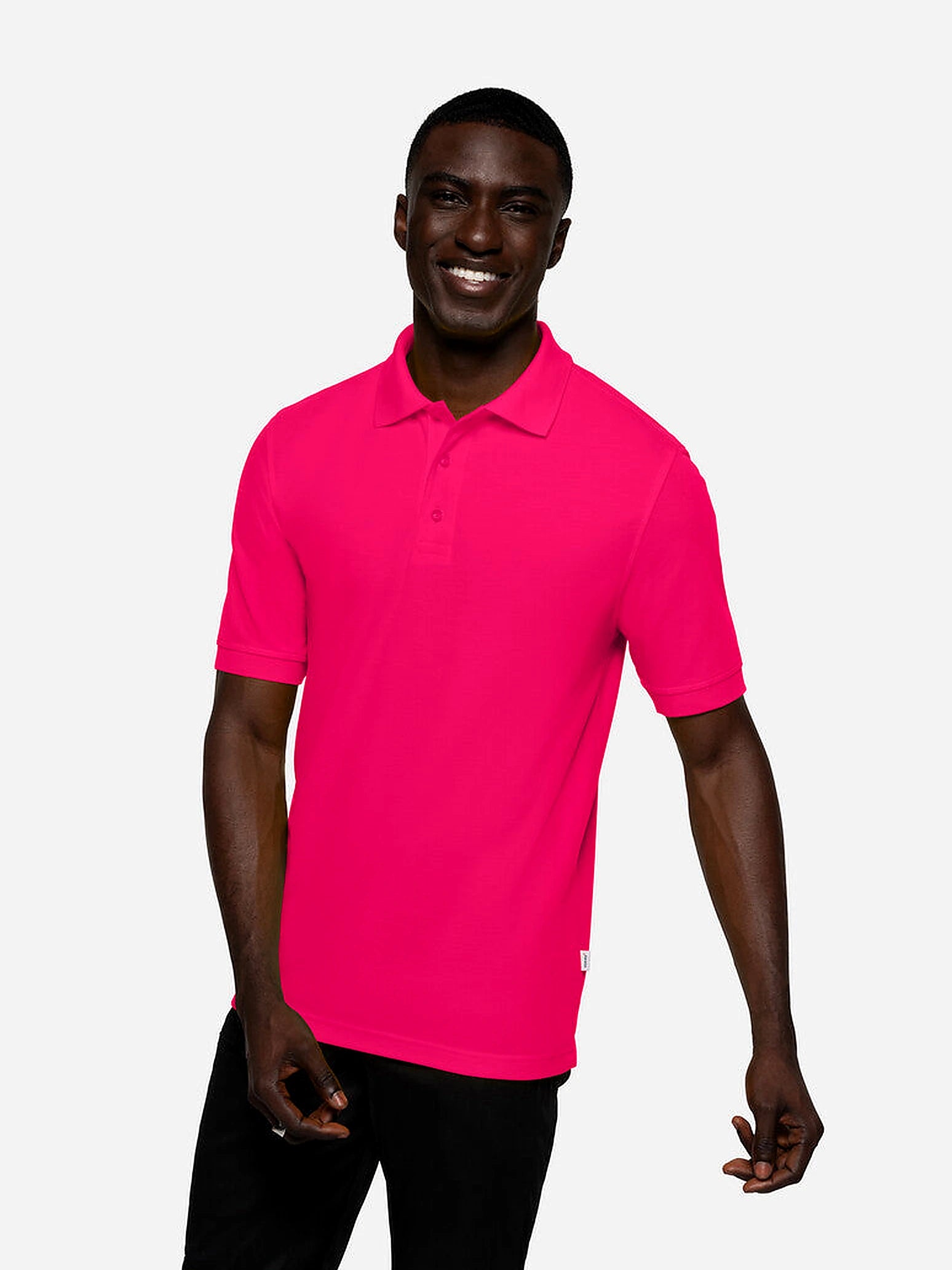 Unisex Polo Performance Mikralinar® Magenta by Hakro - ChefsCotton