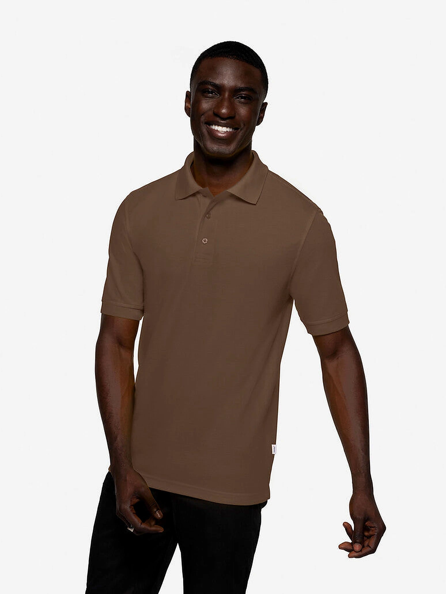 Unisex Polo Performance Mikralinar® Nougat by Hakro - ChefsCotton