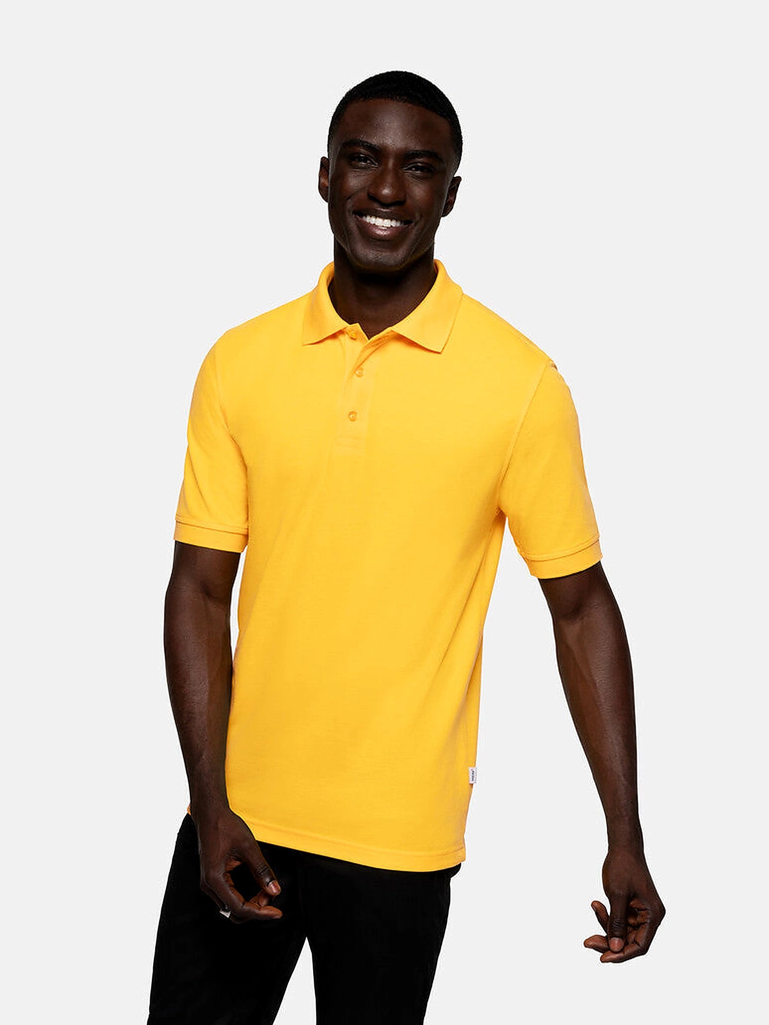 Unisex Polo Performance Mikralinar® Sun Yellow by Hakro - ChefsCotton