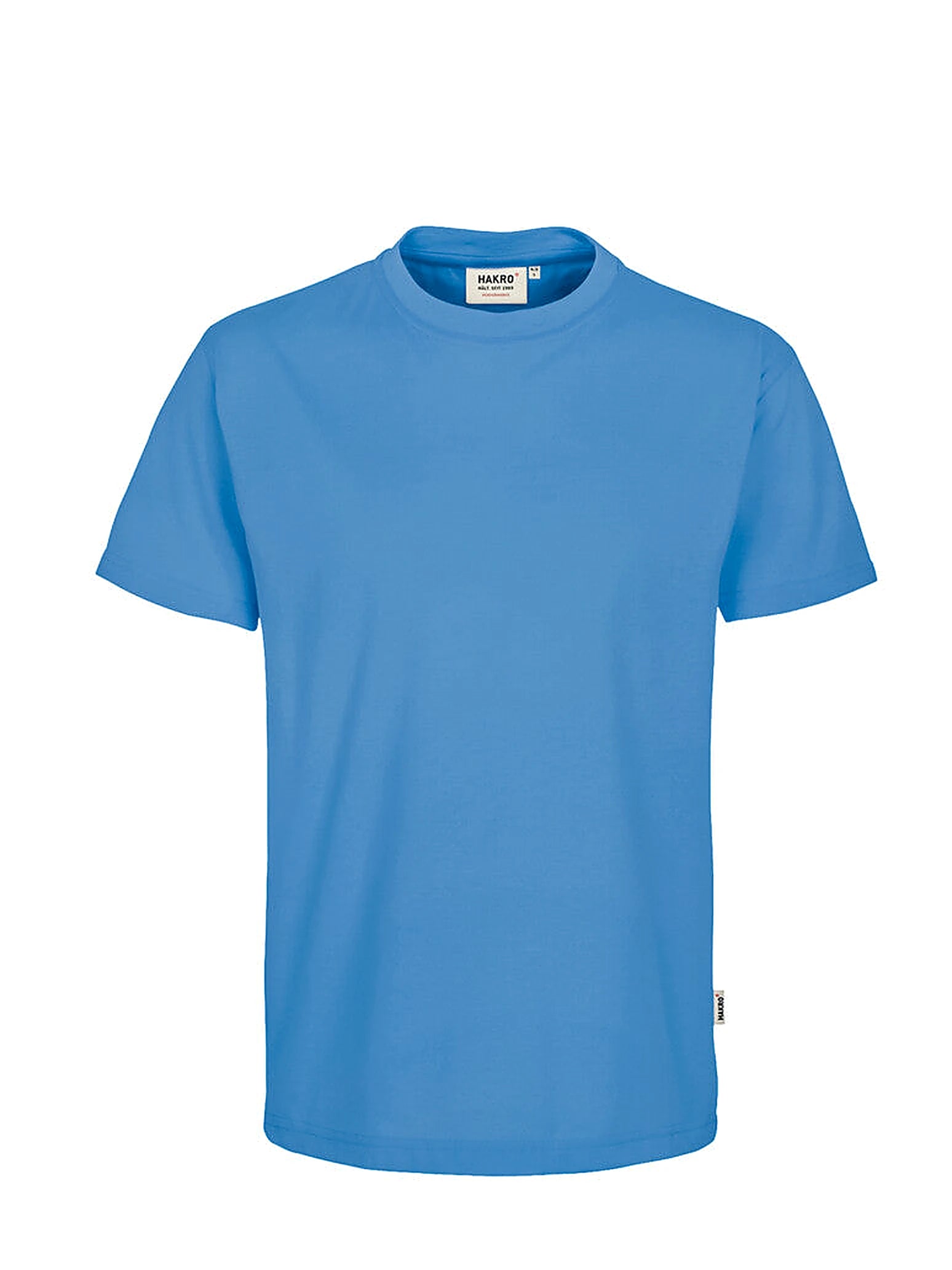 Unisex T-Shirt Performance Mikralinar® Malibu Blue by Hakro - ChefsCotton