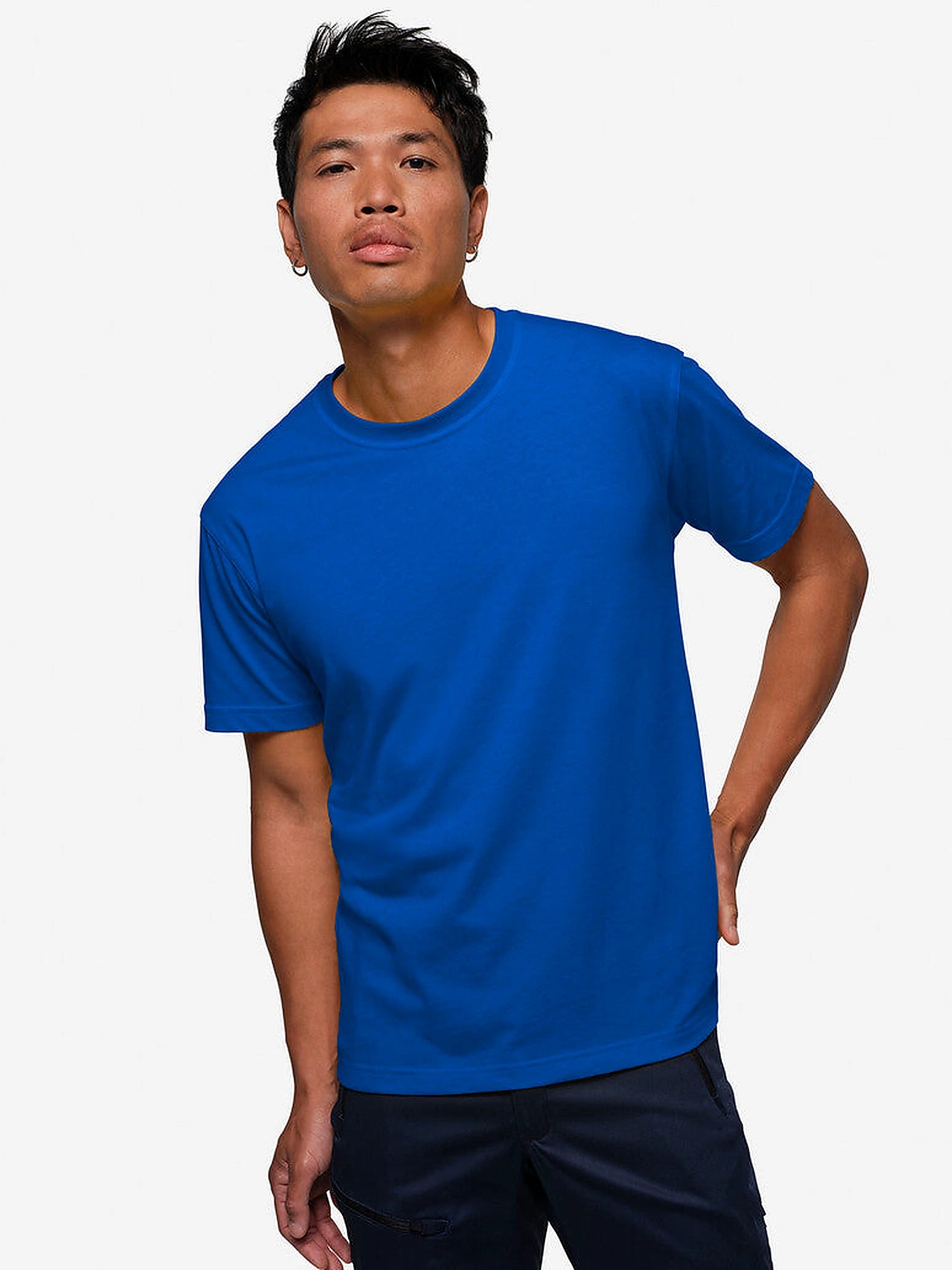 Unisex T-Shirt Performance Mikralinar® Royal Blue by Hakro - ChefsCotton