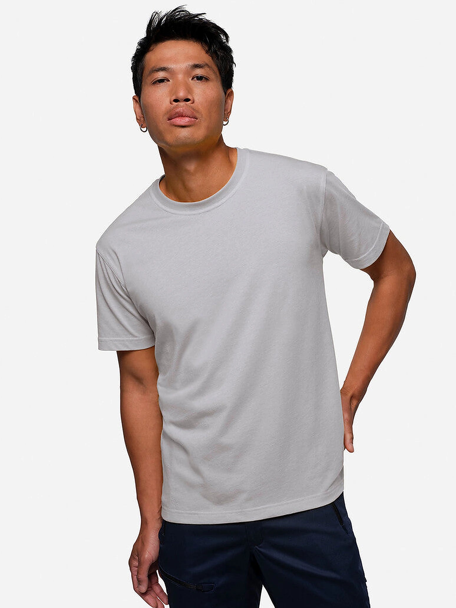 Unisex T-Shirt Performance Mikralinar® Titanium by Hakro - ChefsCotton