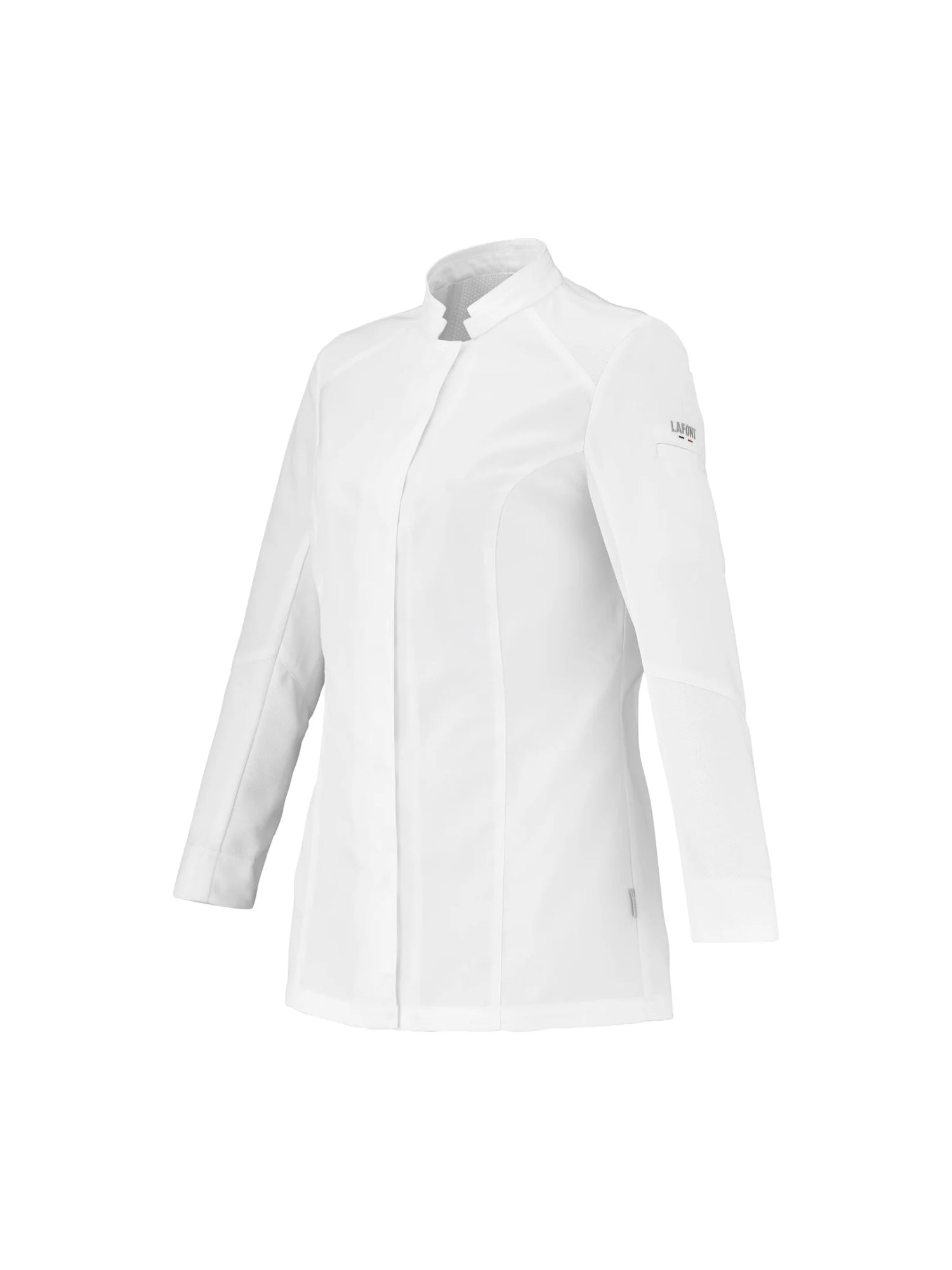 Women Longsleeve Chef Jacket Marjoram White by La Font - Get the best deal at ChefsCotton