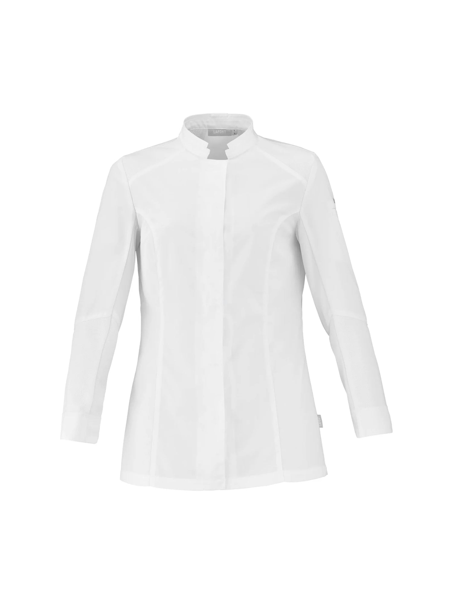 Women Longsleeve Chef Jacket Marjoram White by La Font - Get the best deal at ChefsCotton