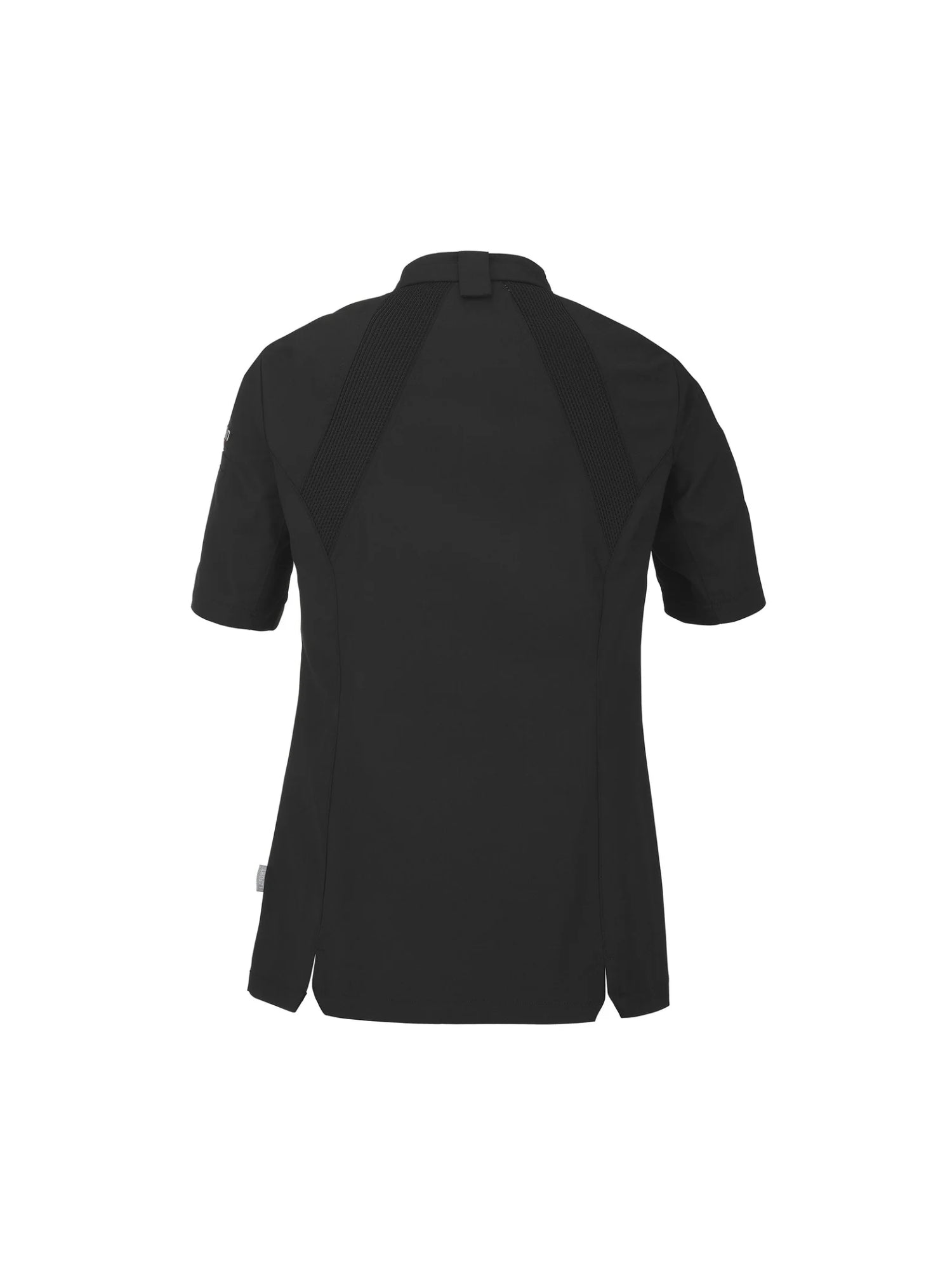 Women Short Sleeve Chef Jacket Marjoram Black by La Font - Get the best deal at ChefsCotton