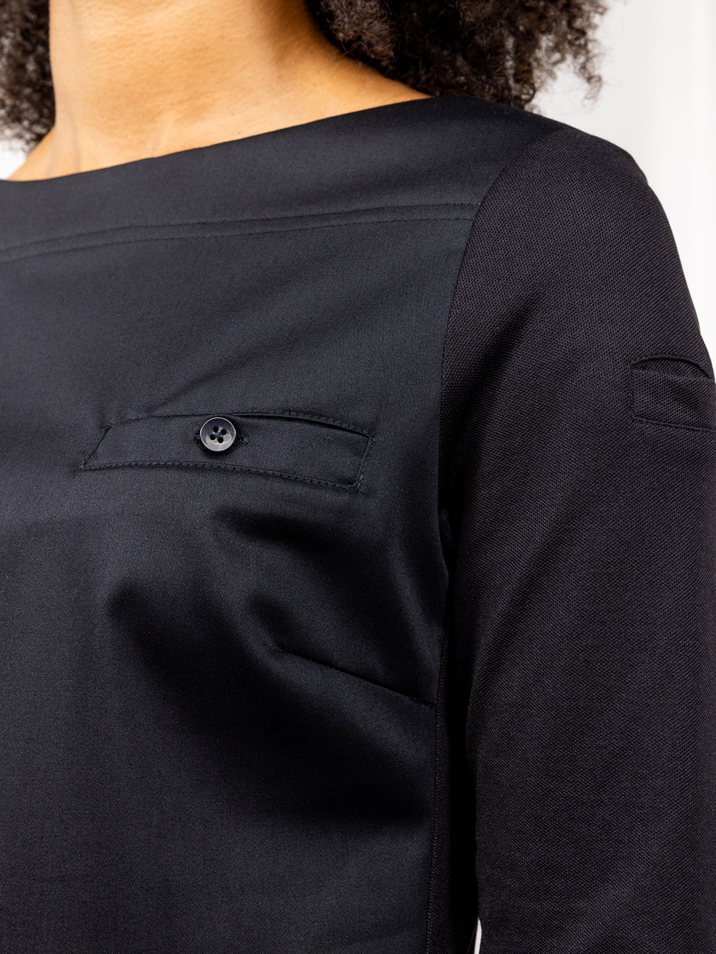 Chef Jacket Evy Black by Le Nouveau Chef -  ChefsCotton