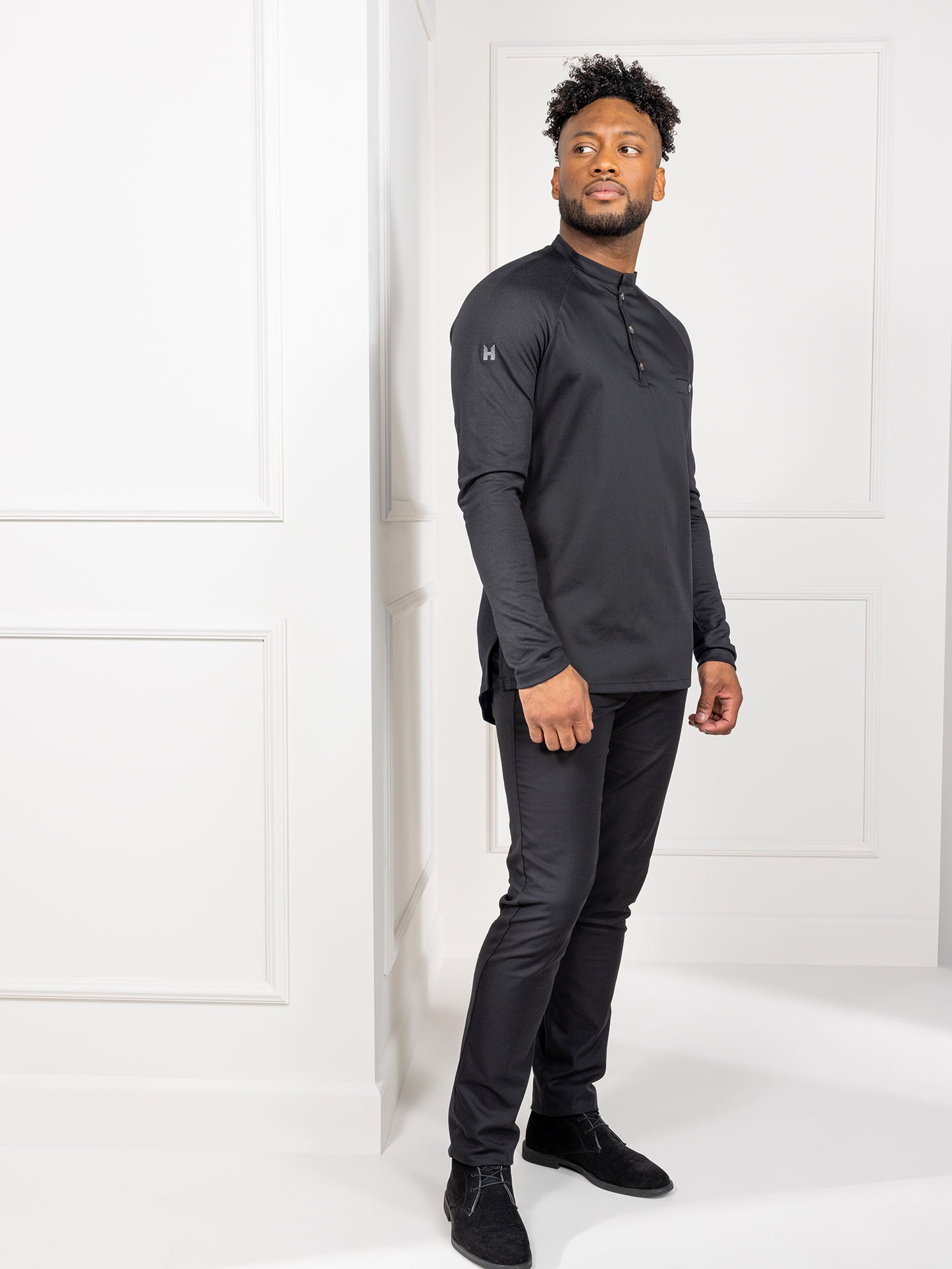 Chef Jacket Elias Black by Le Nouveau Chef -  ChefsCotton