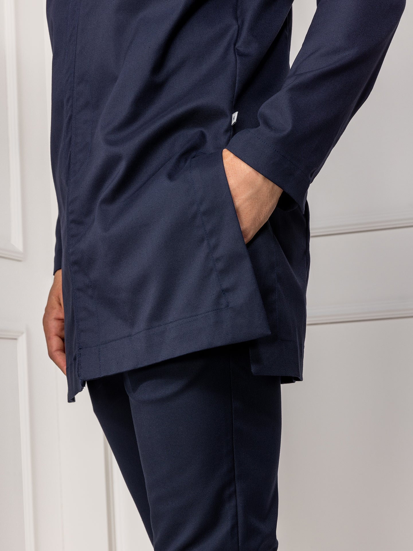 Chef Jacket Jasper Deep Blue by Le Nouveau Chef -  ChefsCotton