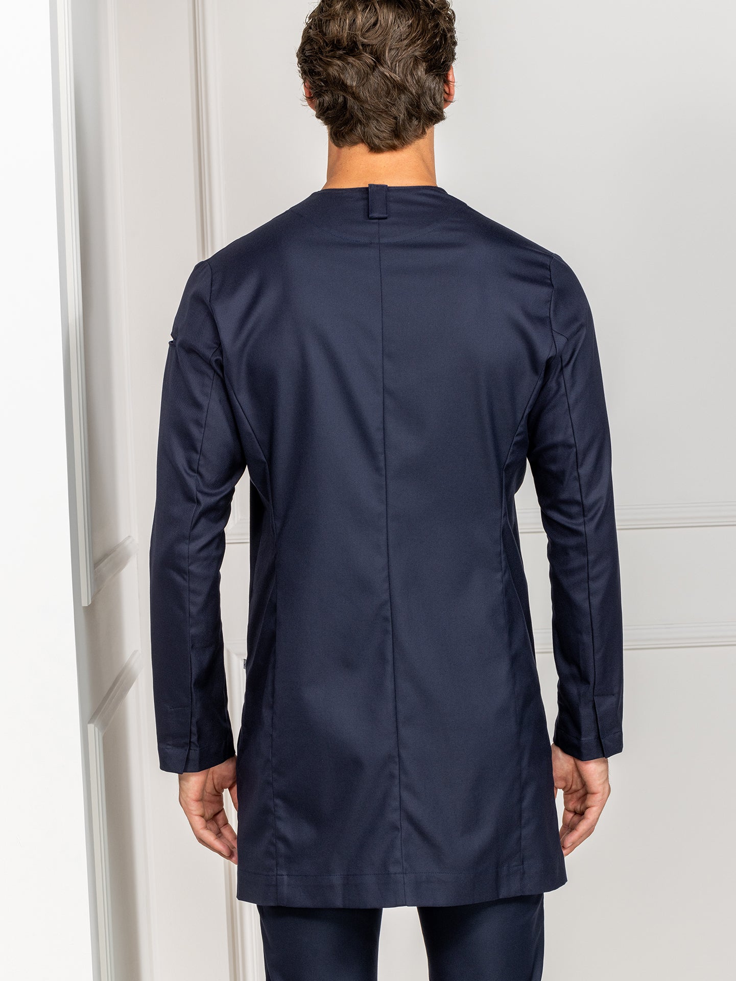 Chef Jacket Jasper Deep Blue by Le Nouveau Chef -  ChefsCotton