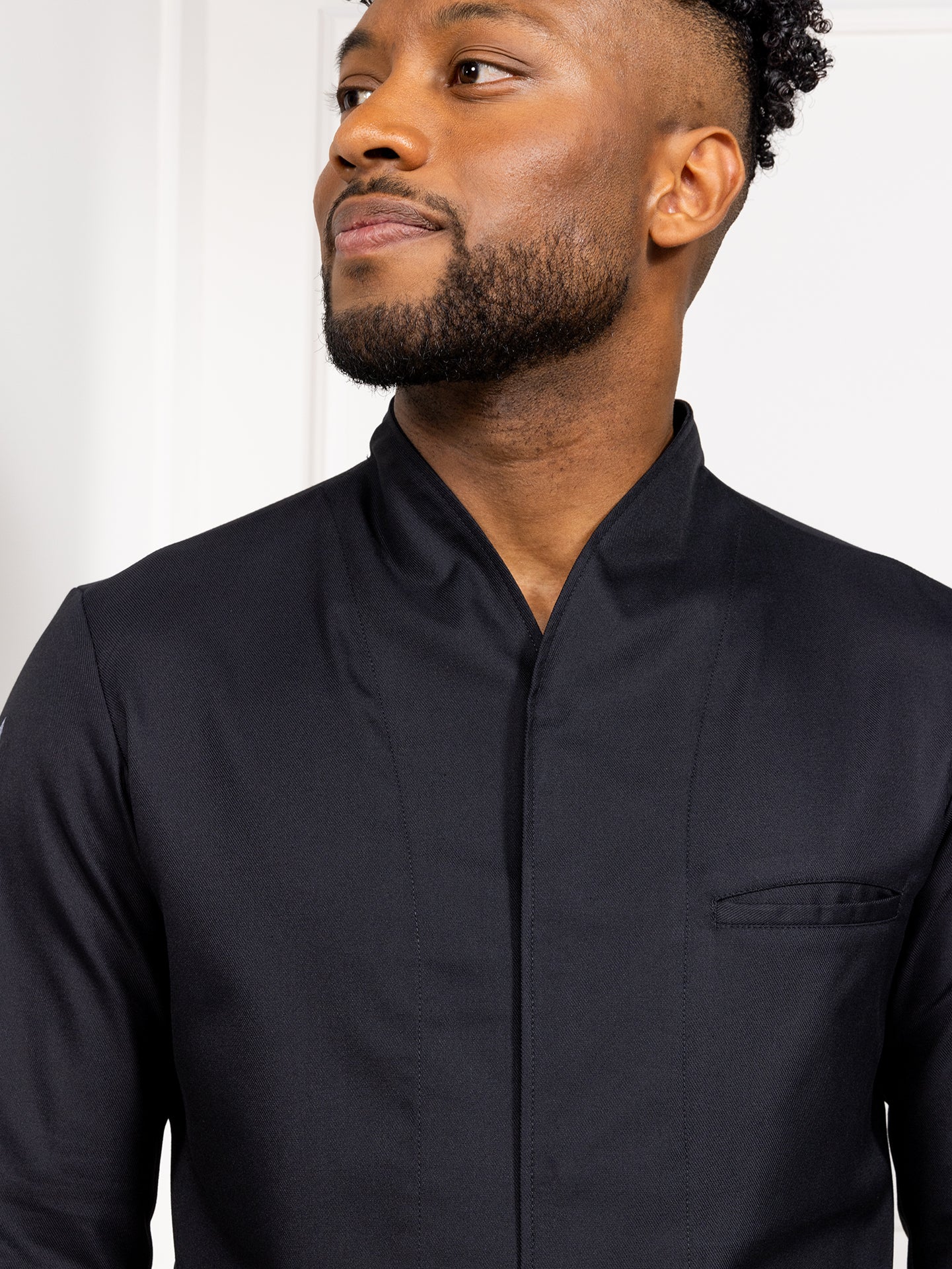 Chef Jacket Savio Black by Le Nouveau Chef -  ChefsCotton