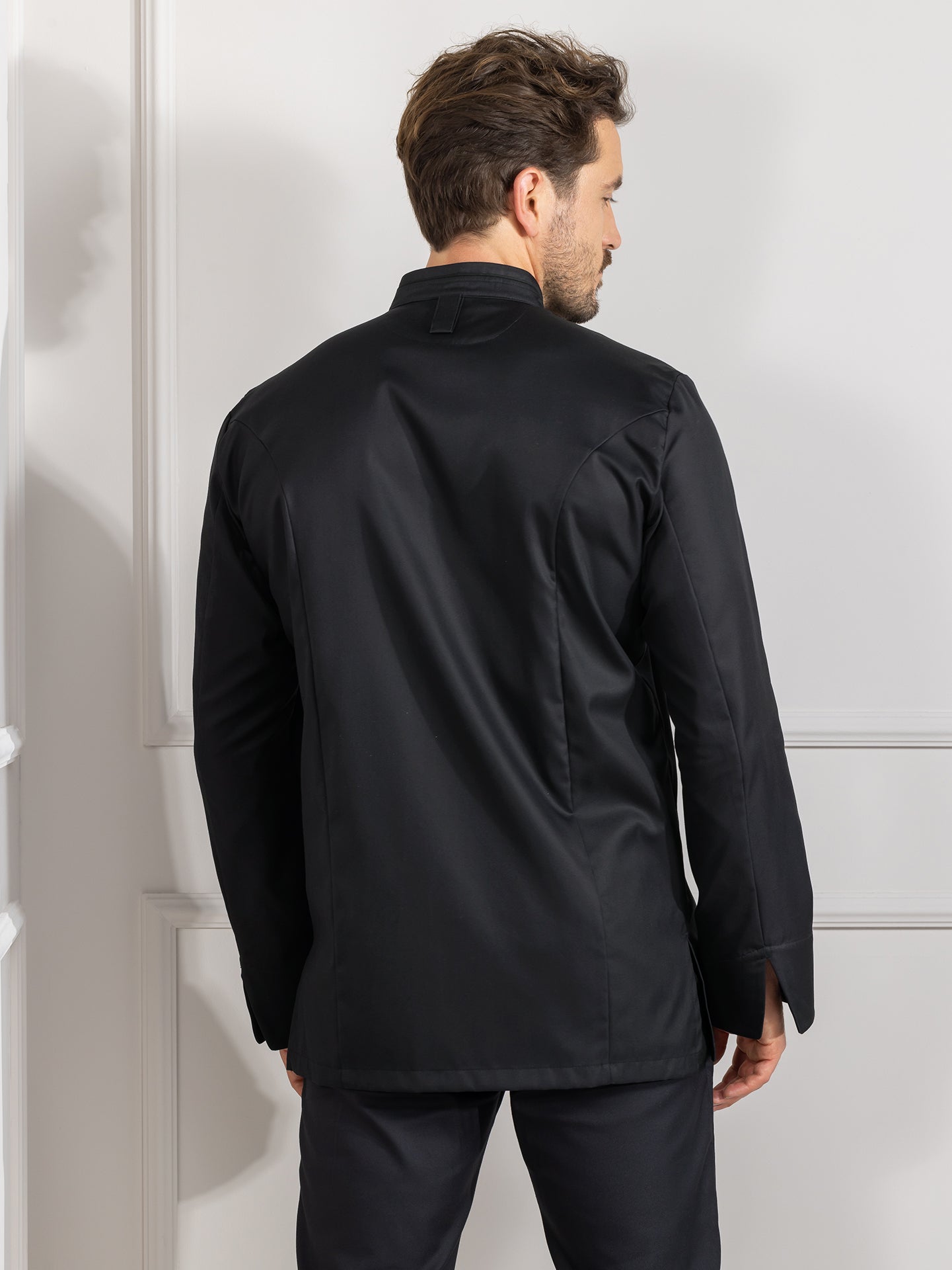 Chef Jacket Falco Black by Le Nouveau Chef -  ChefsCotton