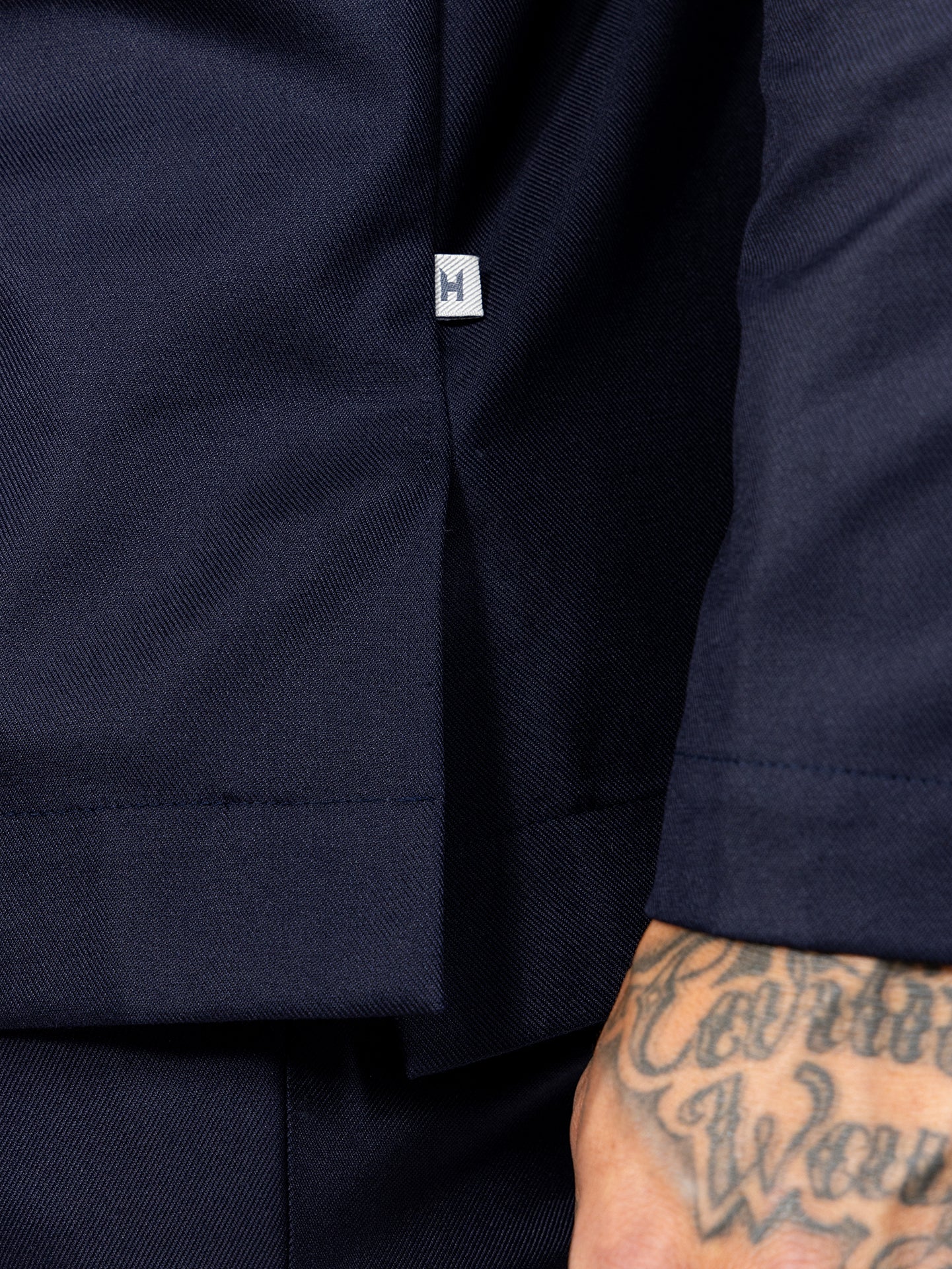 Chef Jacket Jason Deep Blue by Le Nouveau Chef -  ChefsCotton