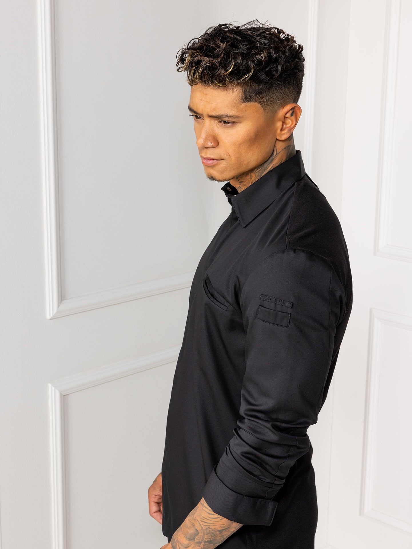 Chef Jacket Angelo Black by Le Nouveau Chef -  ChefsCotton