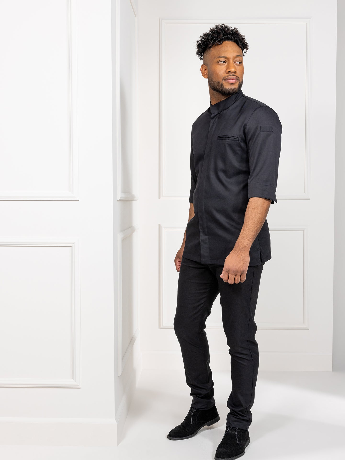 Chef Jacket Fabian Black by Le Nouveau Chef -  ChefsCotton