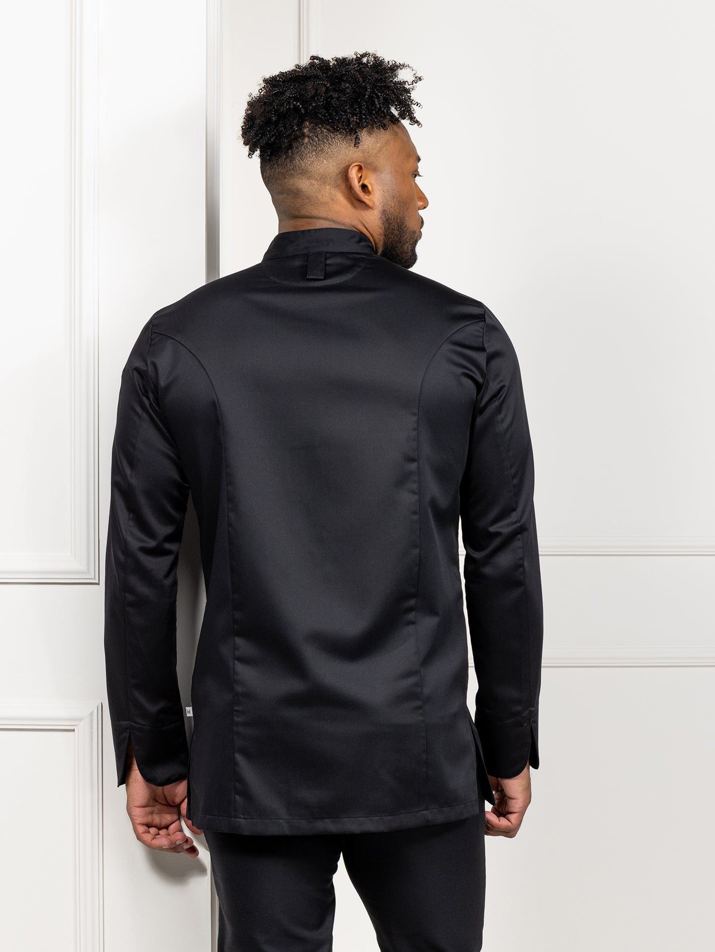 Chef Jacket Gusto Black by Le Nouveau Chef -  ChefsCotton