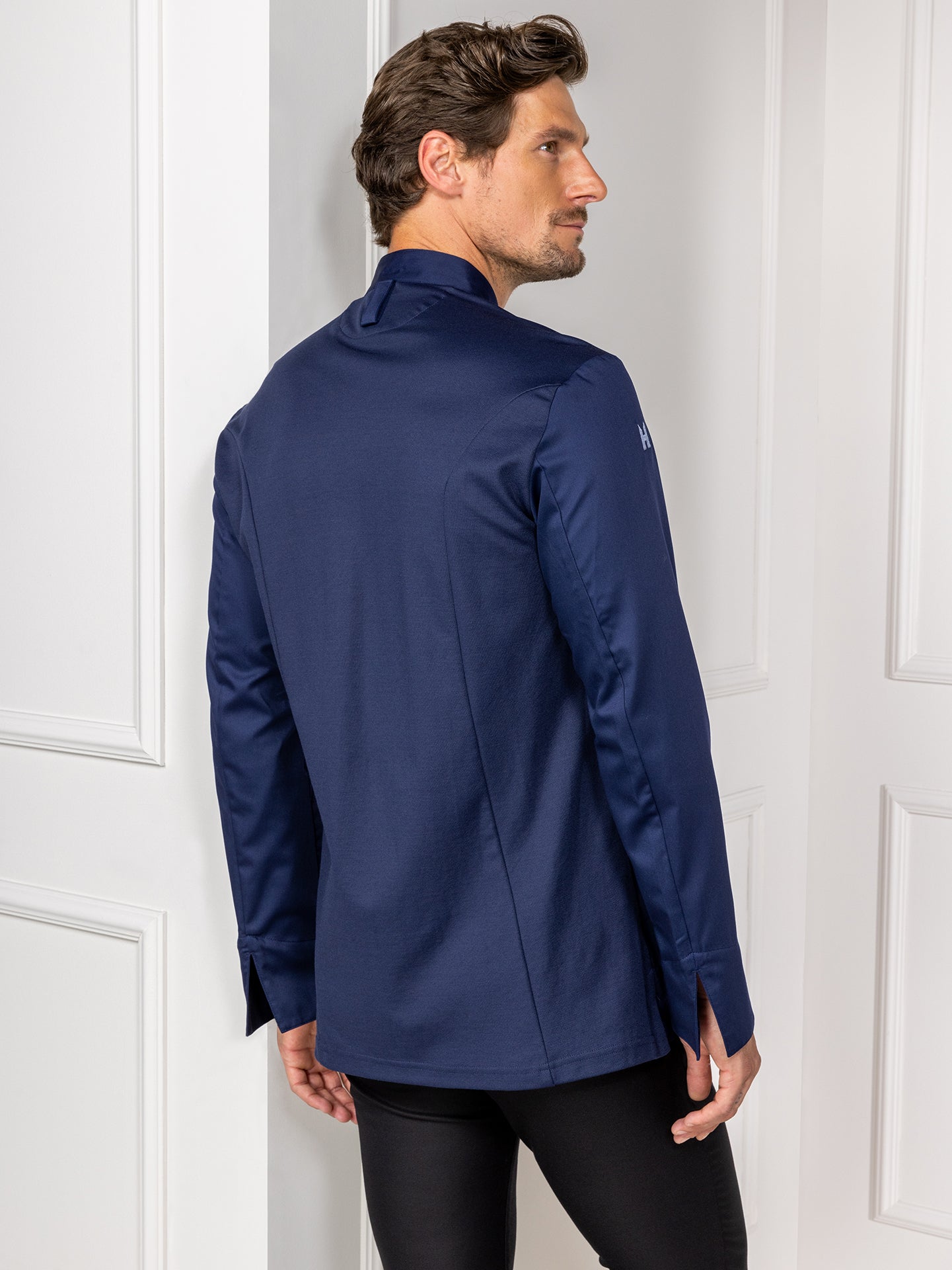 Chef Jacket Alain Patriot Blue by Le Nouveau Chef -  ChefsCotton