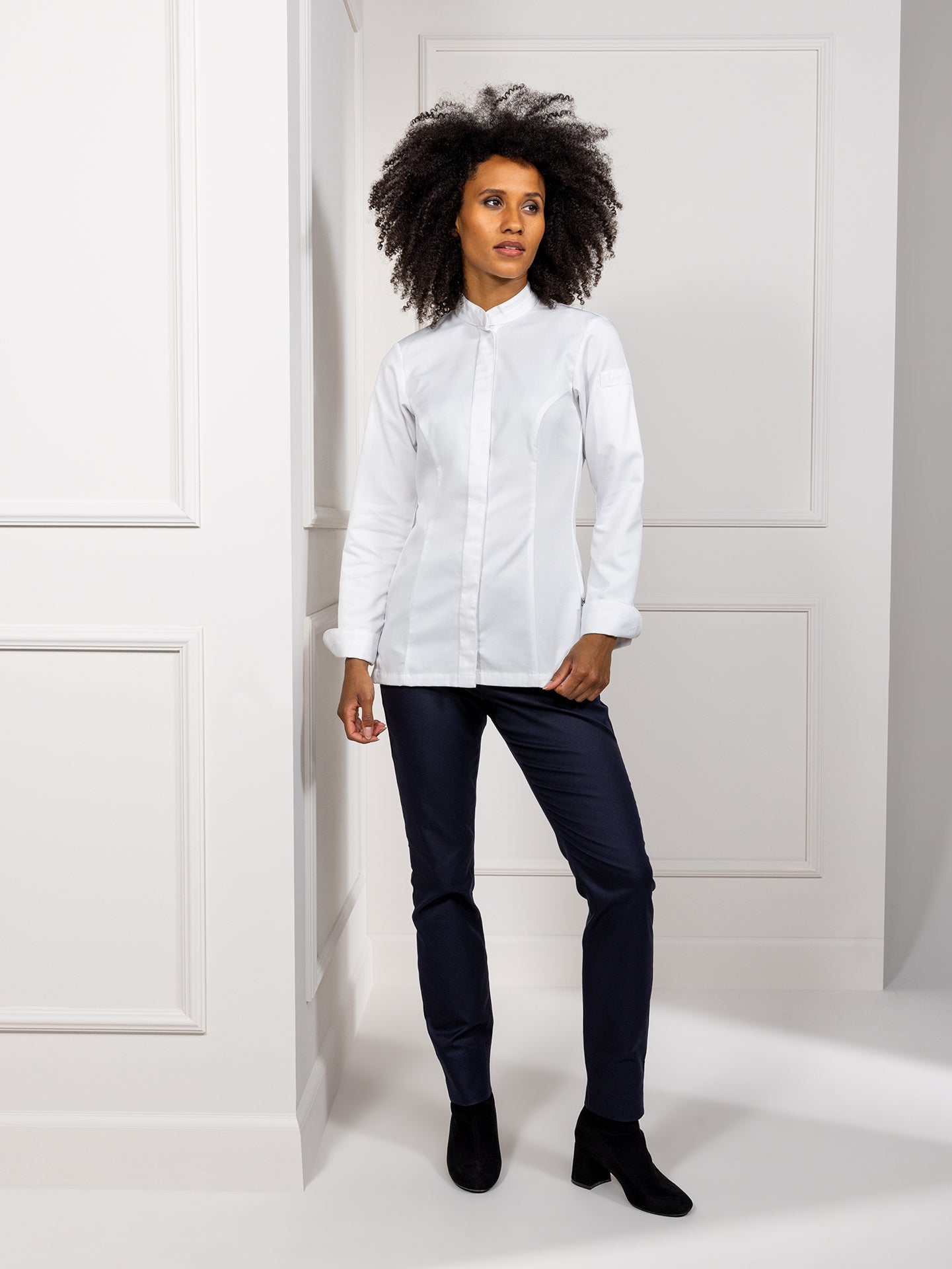 Chef Jacket Elise White by Le Nouveau Chef -  ChefsCotton