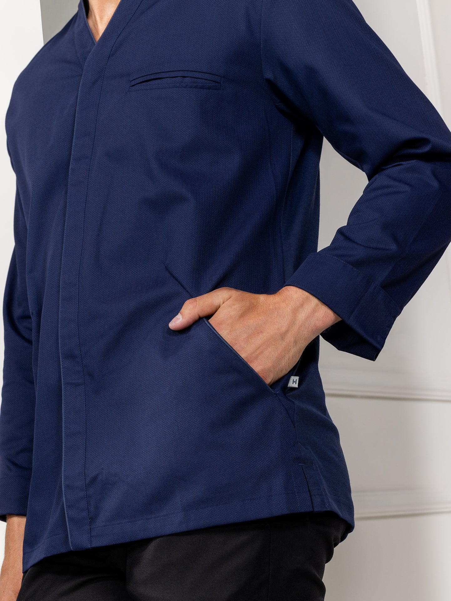 Chef Jacket Andreas Patriot Blue by Le Nouveau Chef -  ChefsCotton