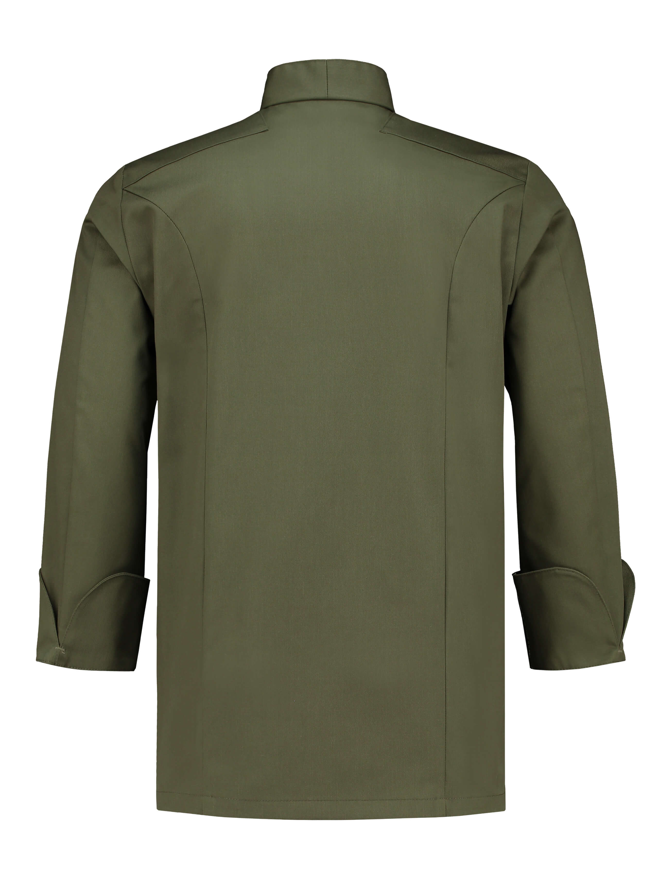 Chef Jacket Nero Olive Green by Le Nouveau Chef -  ChefsCotton