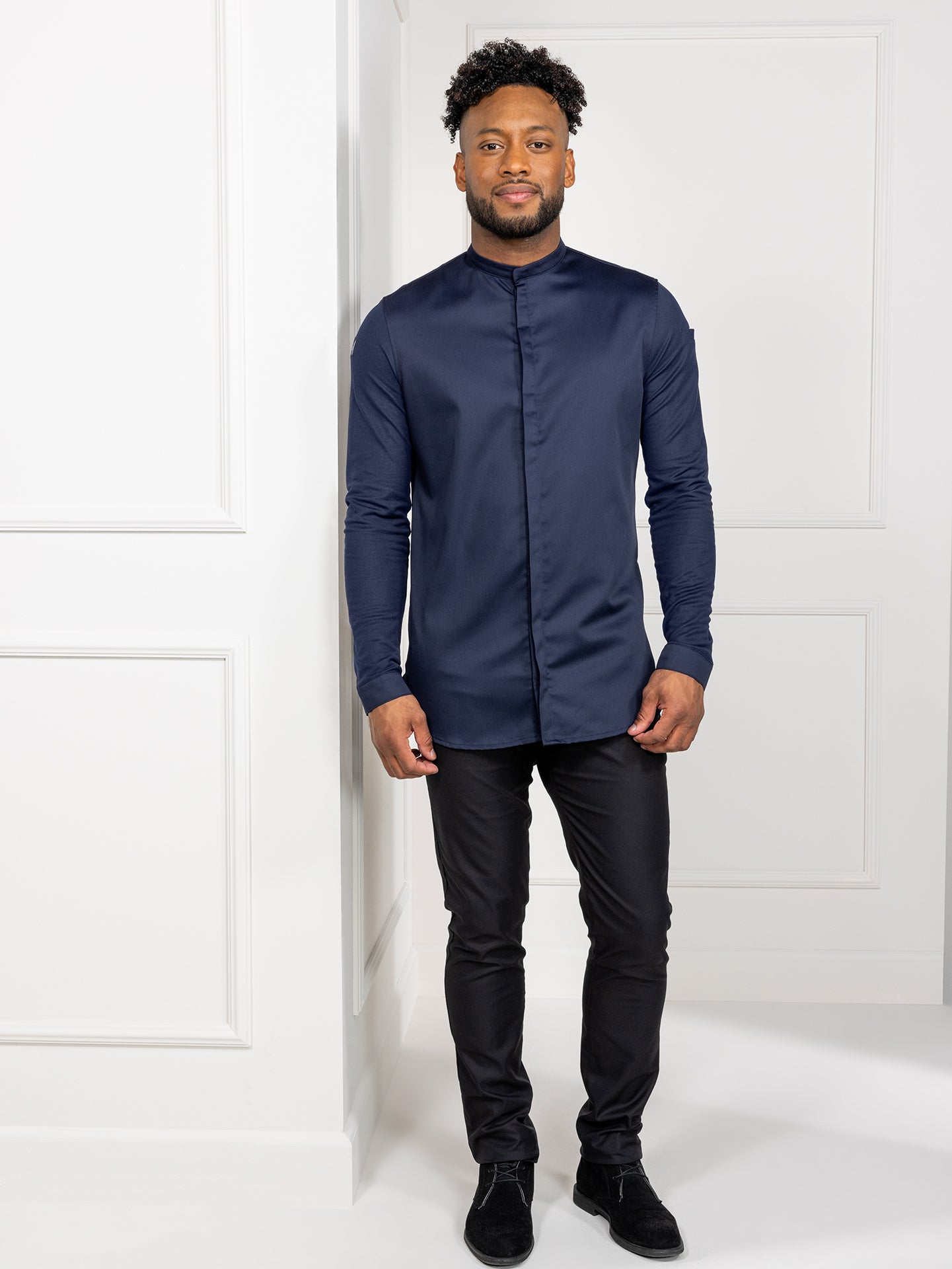 Chef Jacket Julien Patriot Blue by Le Nouveau Chef -  ChefsCotton