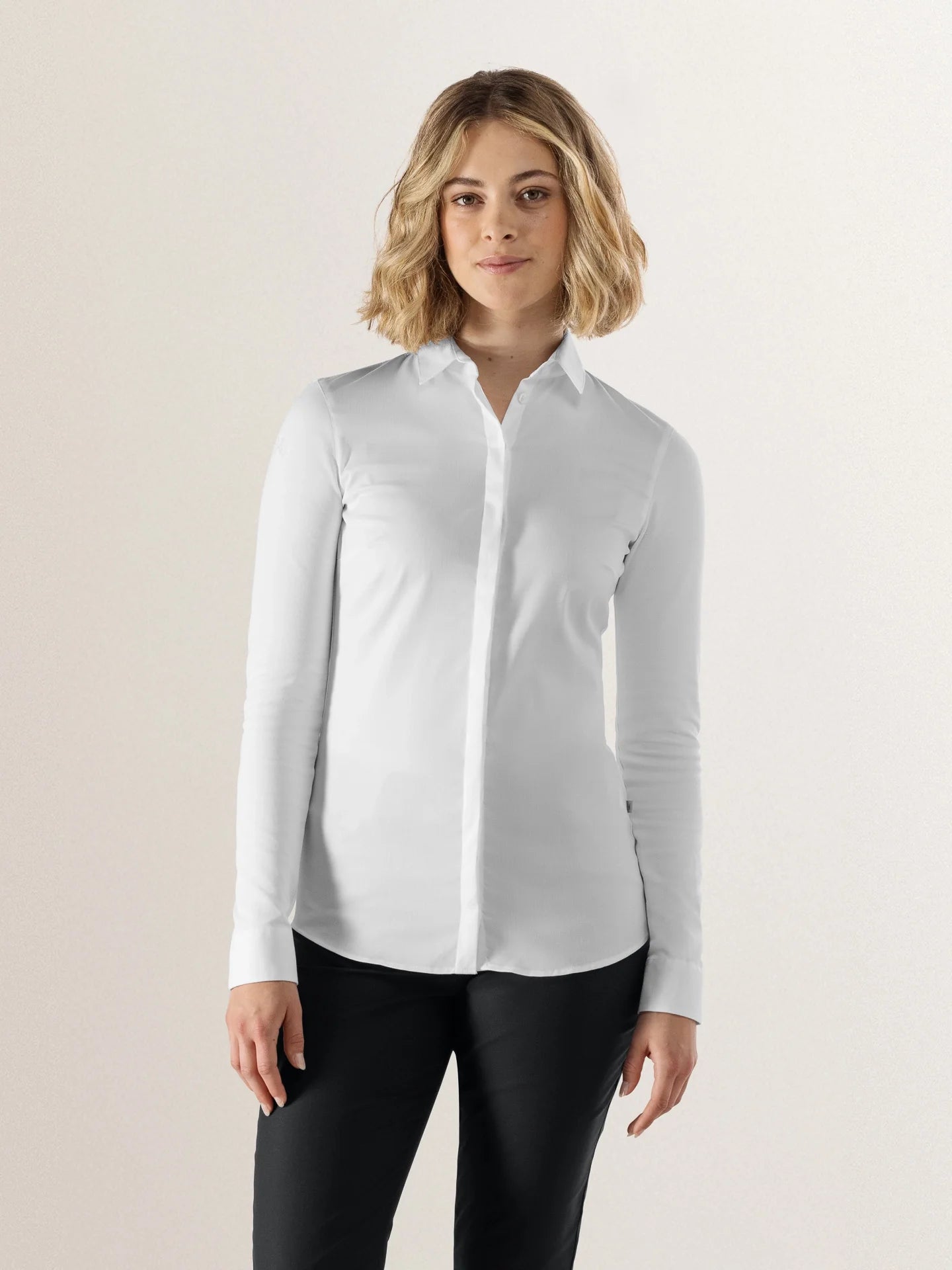 Blouse Demy White by Le Nouveau Chef - ChefsCotton