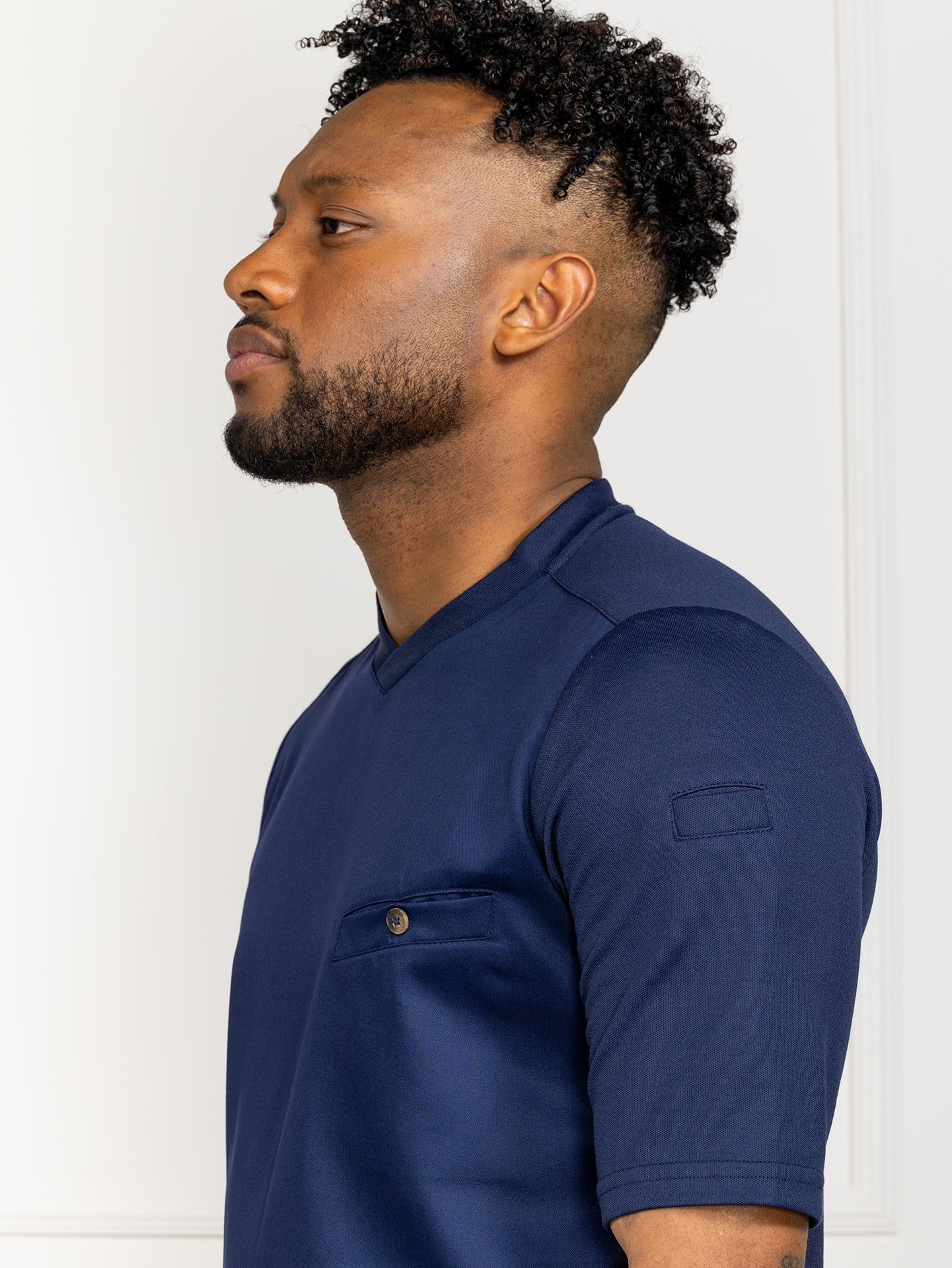 Chef T-Shirt Ferre Patriot Blue by Le Nouveau Chef -  ChefsCotton