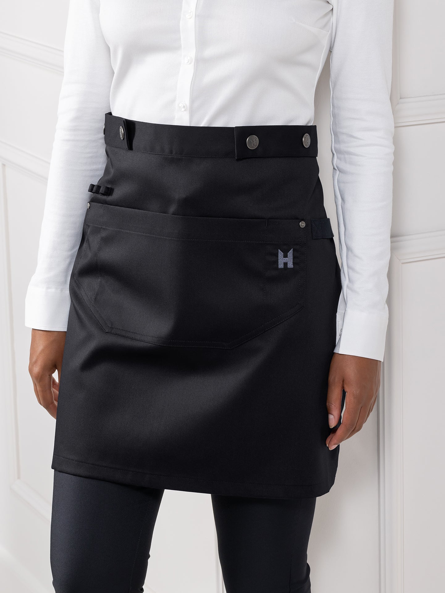 Apron Miami Black by Le Nouveau Chef -  ChefsCotton