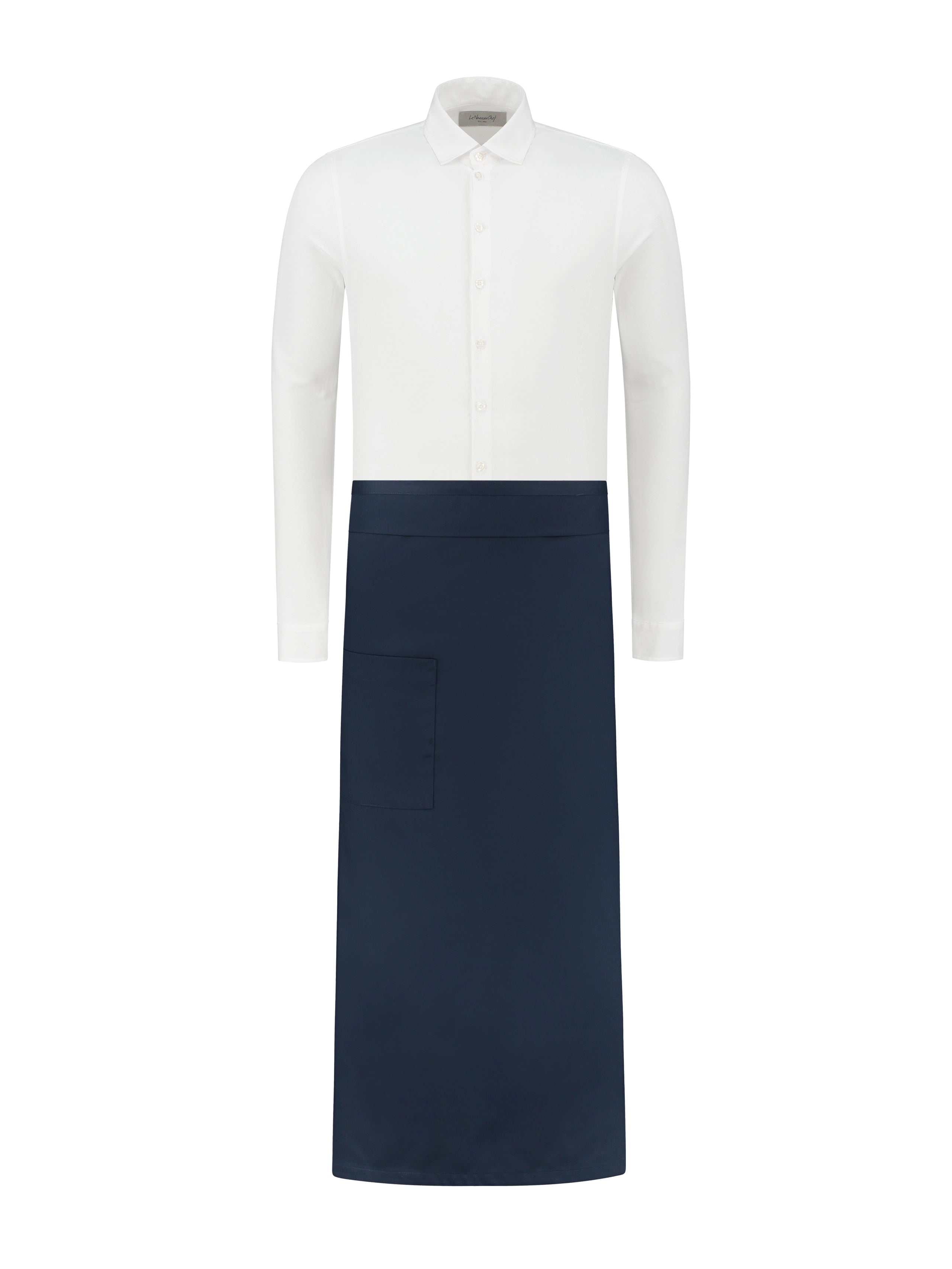 Apron Nicolas Navy by Le Nouveau Chef -  ChefsCotton