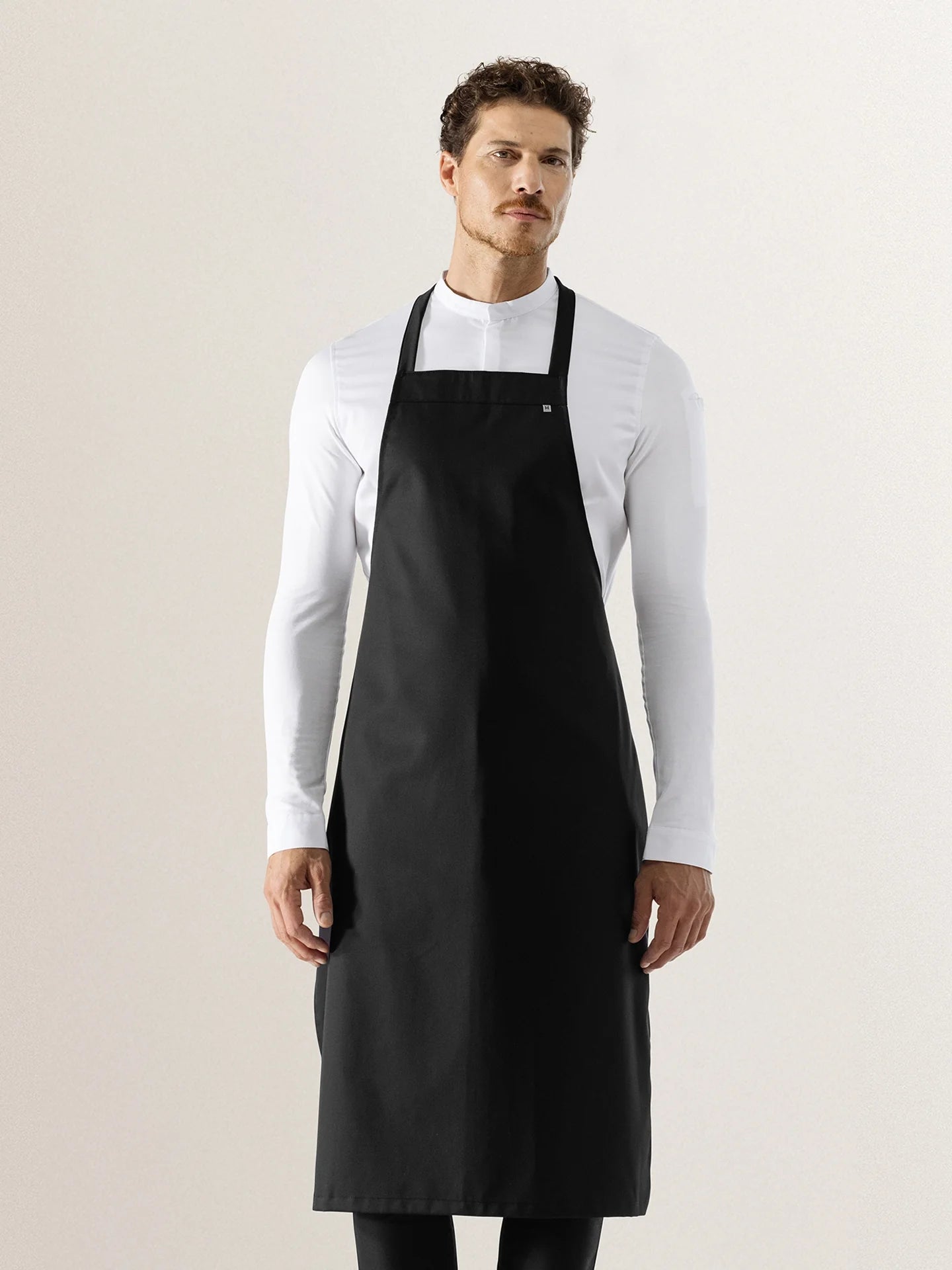 Bib Apron Denver Black by Le Nouveau Chef -  ChefsCotton
