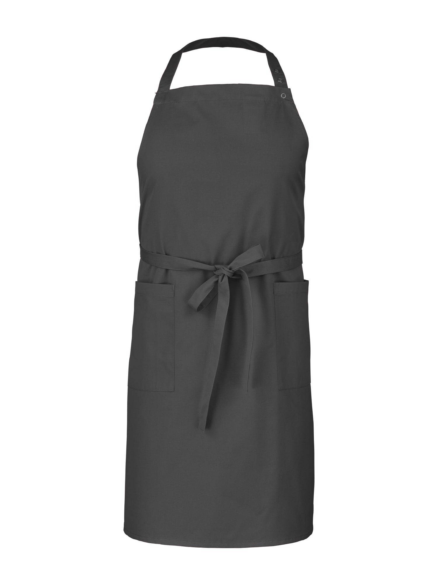 Bib Apron Galanga Charcoal Grey by LaFont - ChefsCotton
