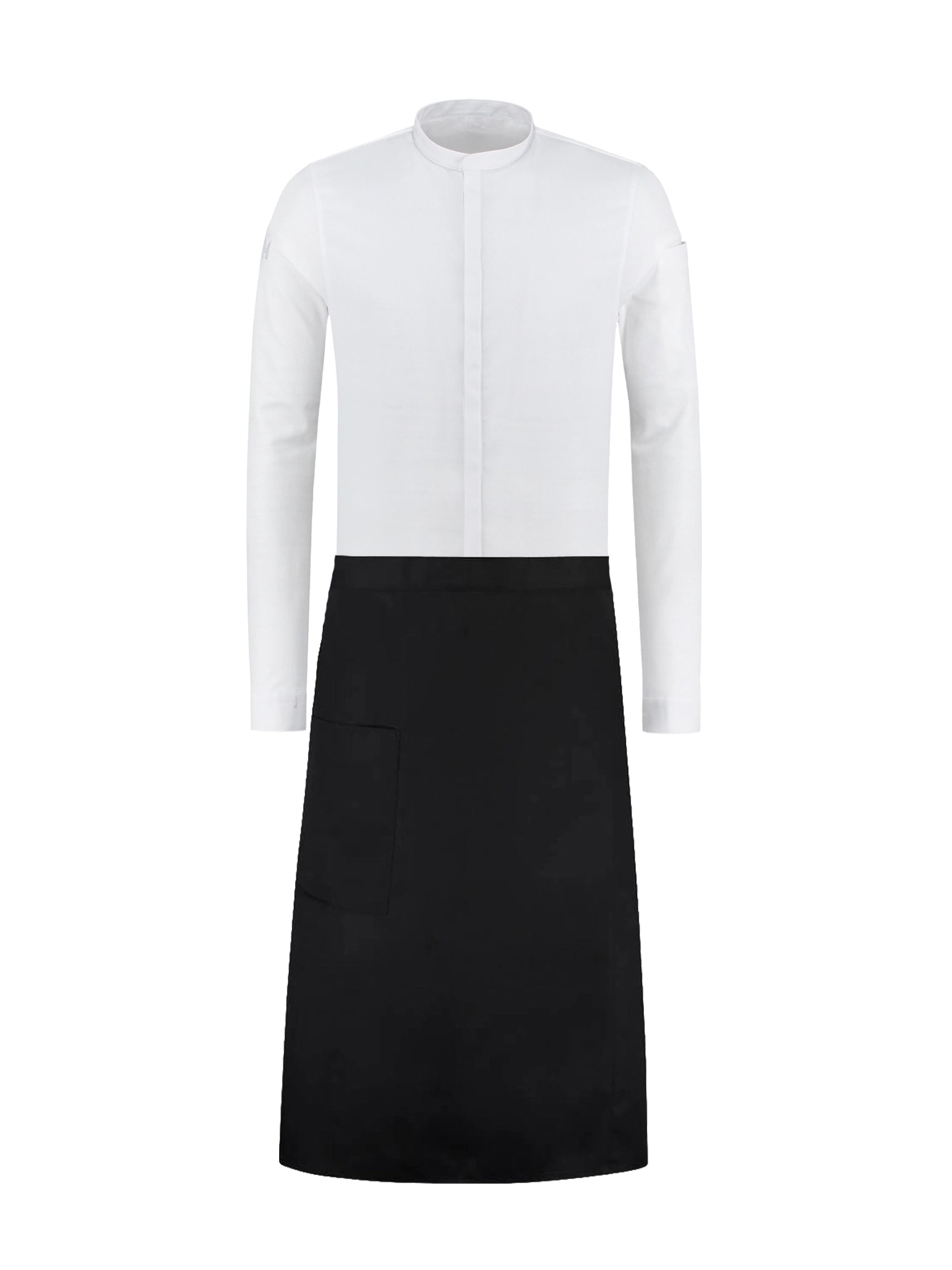 Bib Apron Atlanta Black by Le Nouveau Chef -  ChefsCotton