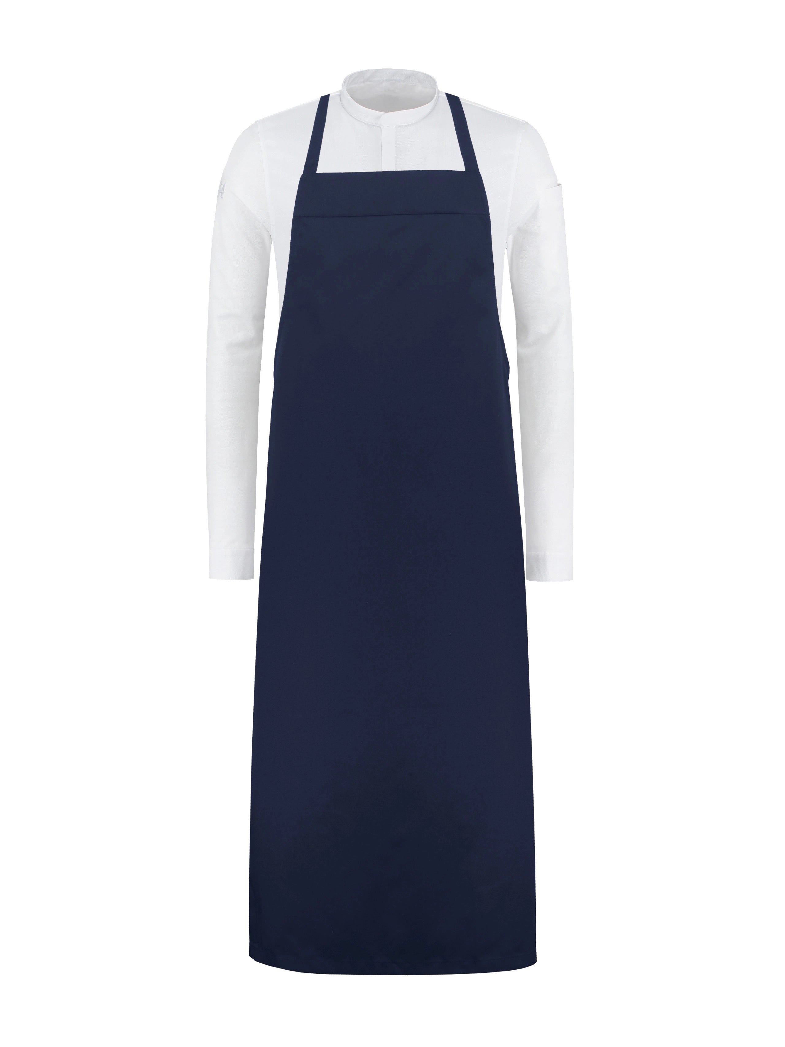 Bib Apron Denver Navy by Le Nouveau Chef -  ChefsCotton