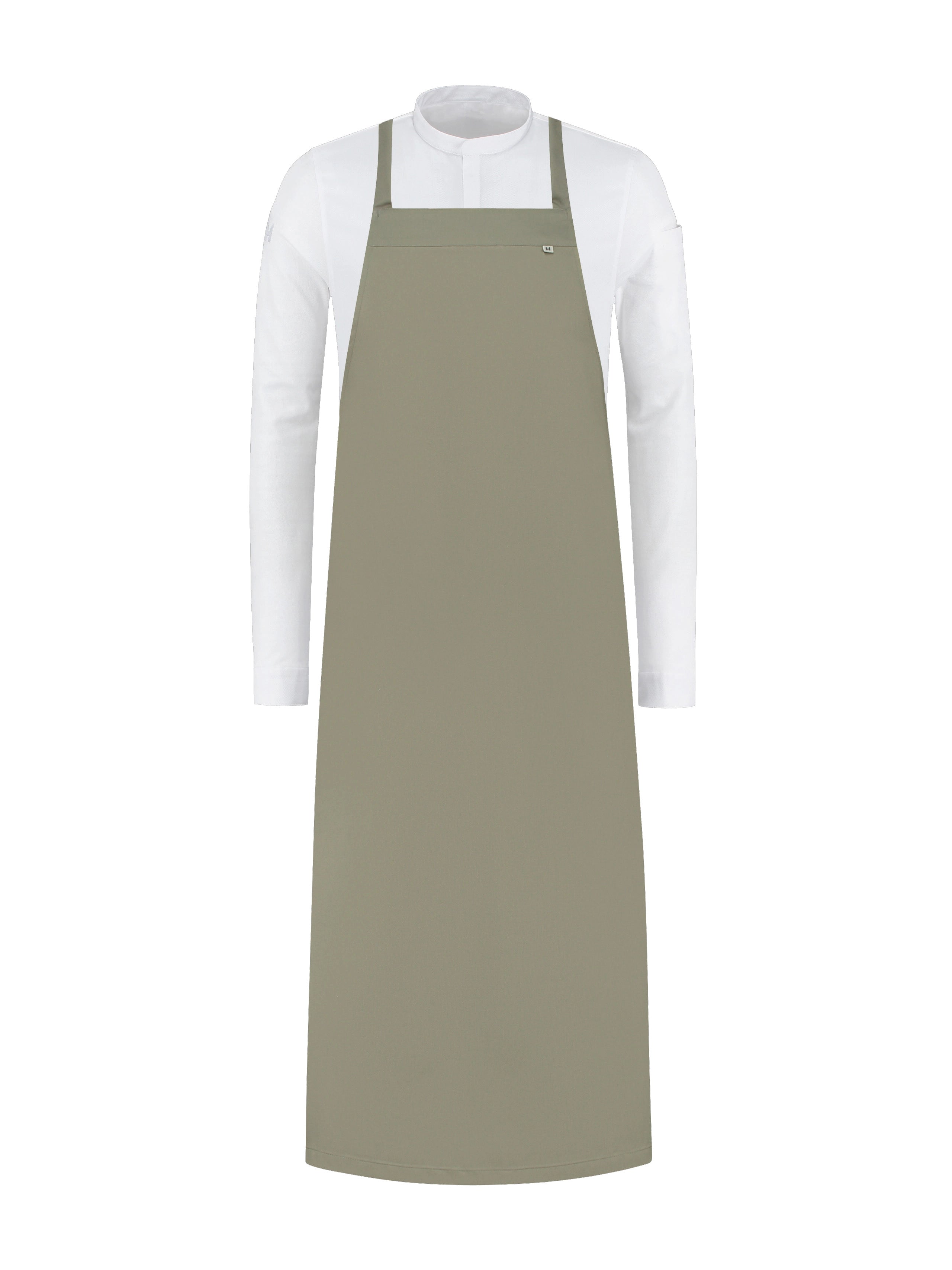 Bib Apron Denver Olivette by Le Nouveau Chef -  ChefsCotton