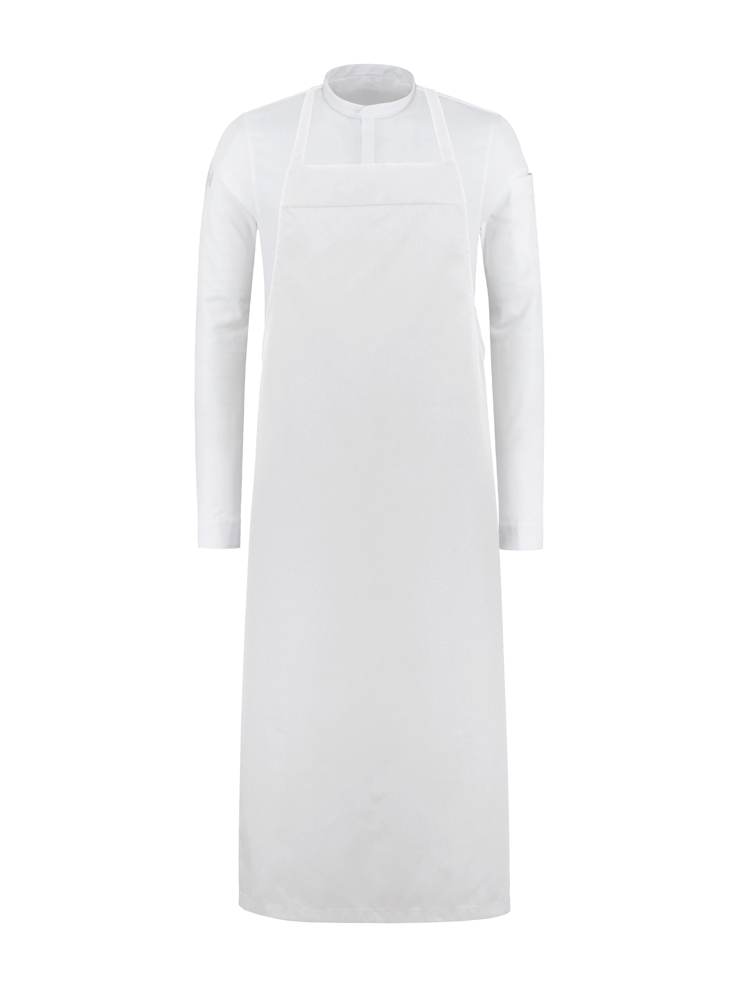 Bib Apron Denver White by Le Nouveau Chef -  ChefsCotton