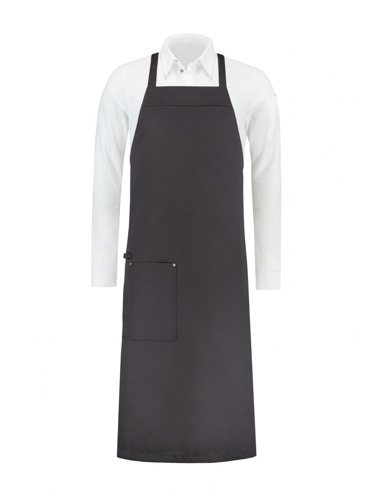 Bib Apron Erik Black by Le Nouveau Chef -  ChefsCotton