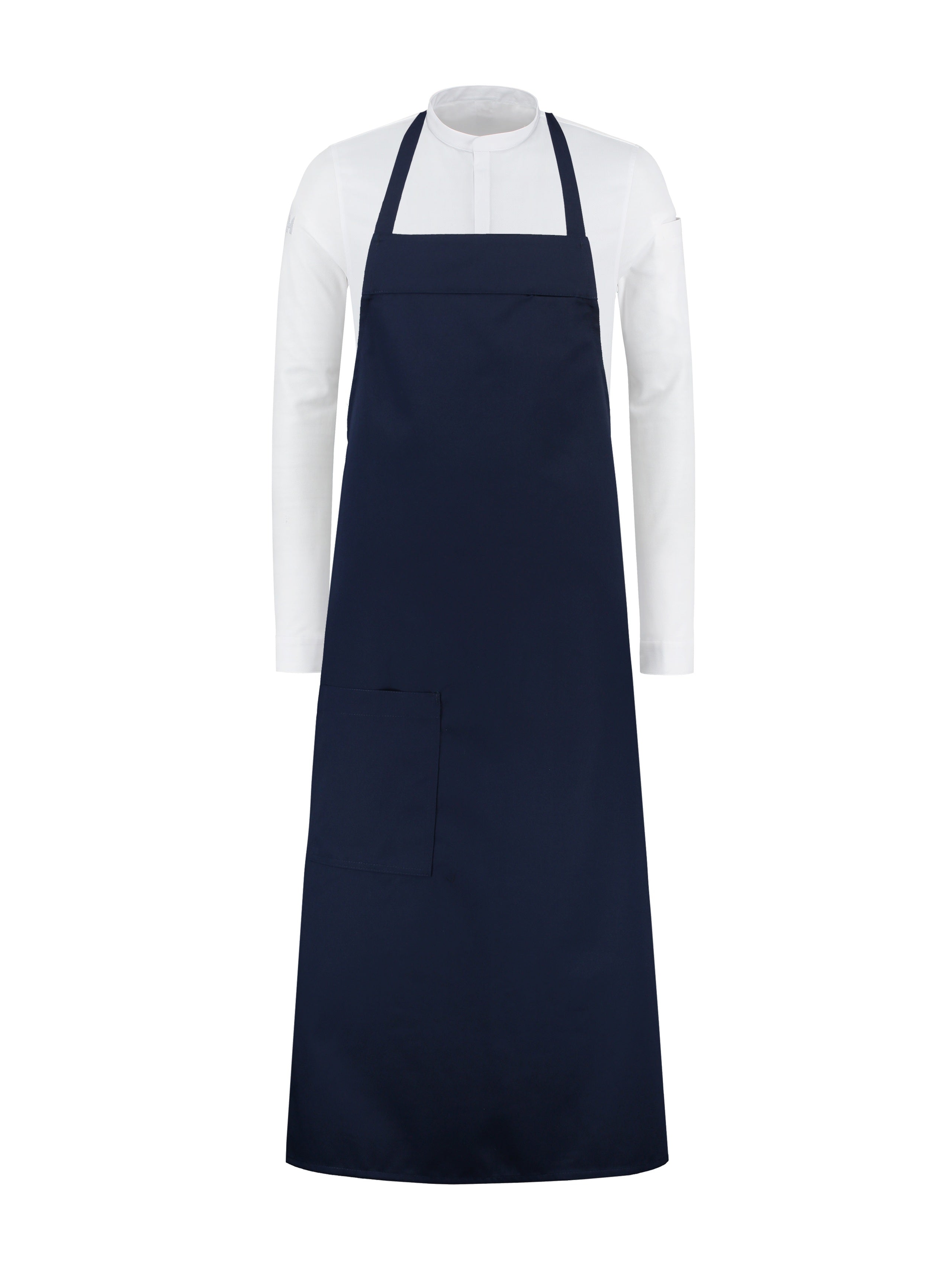 Bib Apron Peter Navy by Le Nouveau Chef -  ChefsCotton