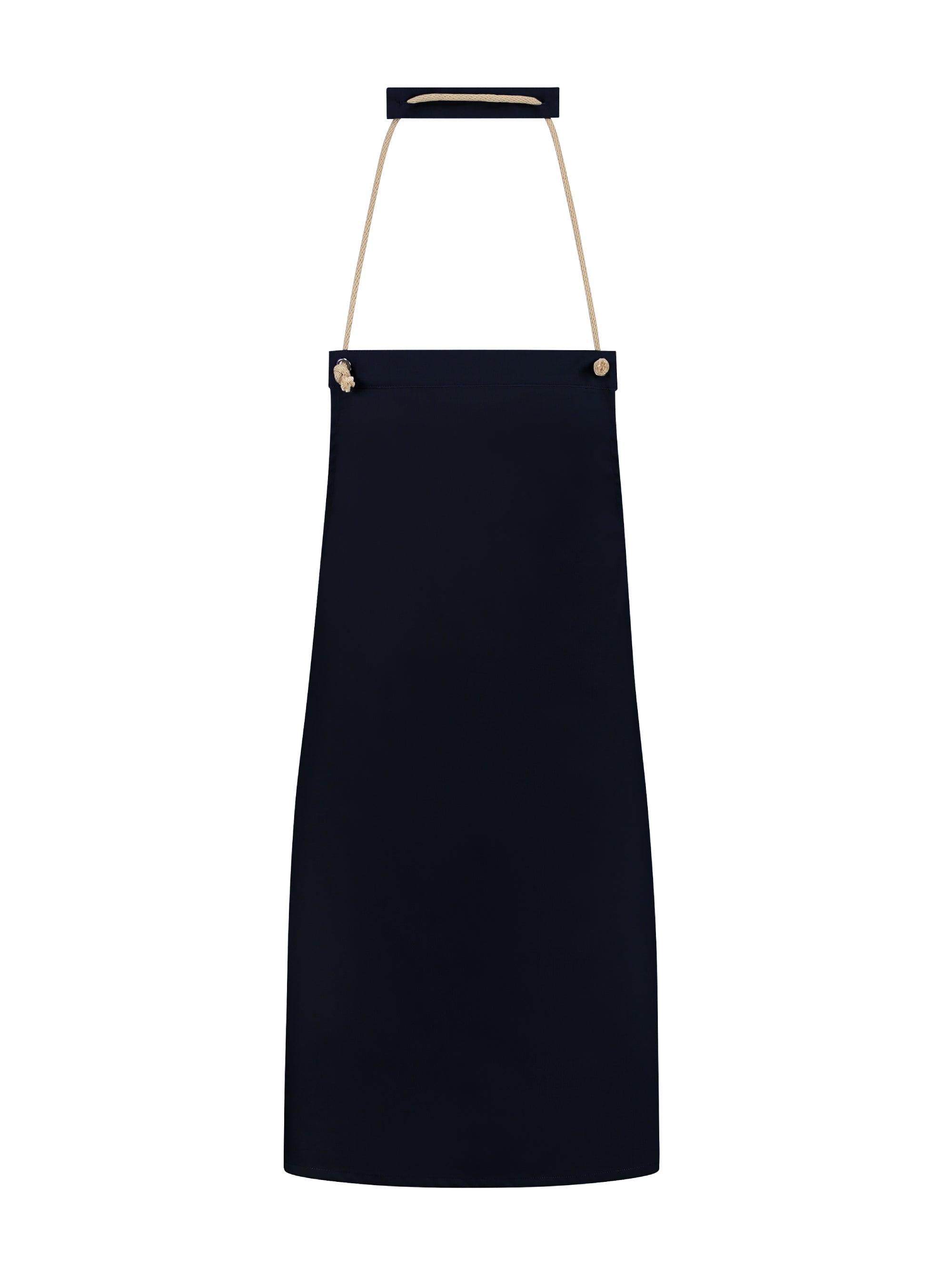 Bib Apron Spanish One Black by Le Nouveau Chef -  ChefsCotton