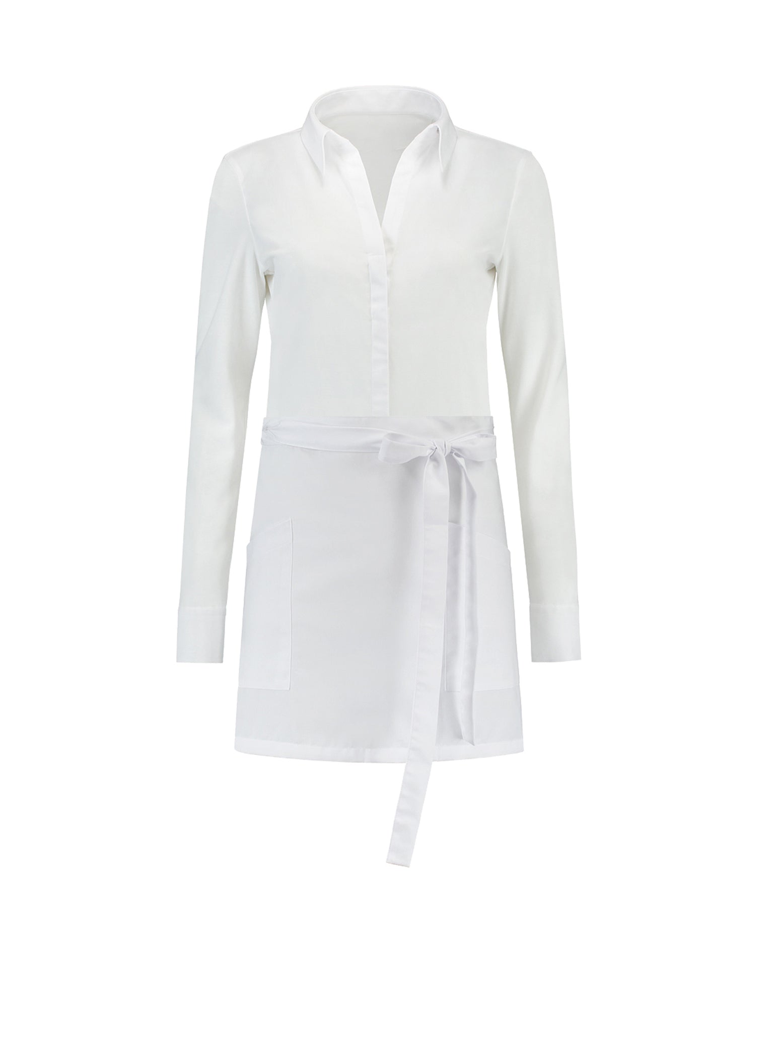 Apron Bistro White by Le Nouveau Chef -  ChefsCotton