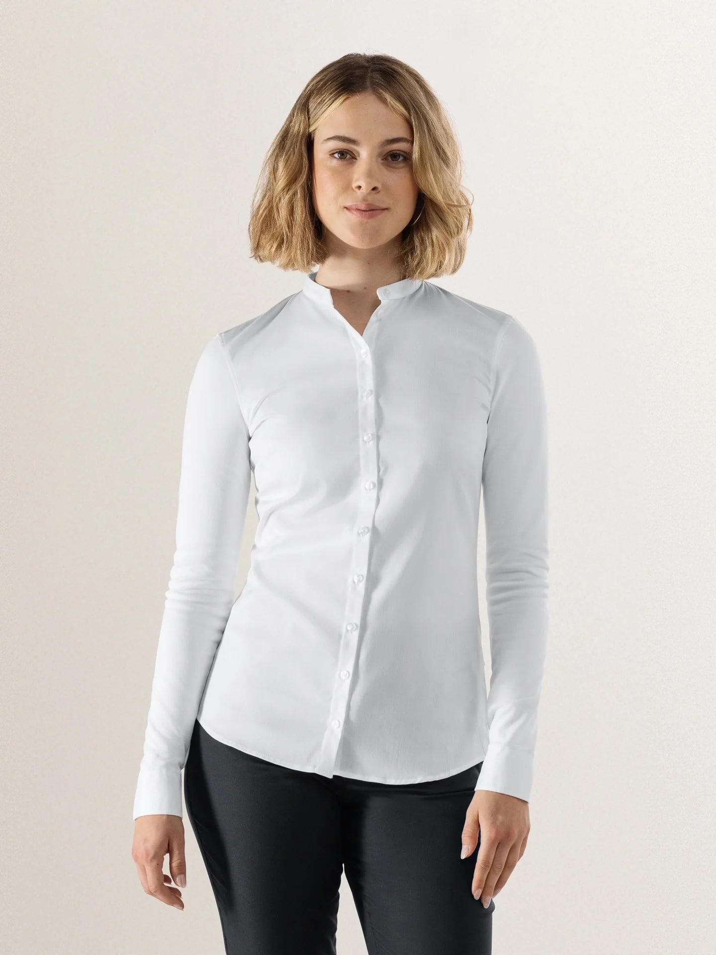 Blouse Lisa White by Le Nouveau Chef - ChefsCotton