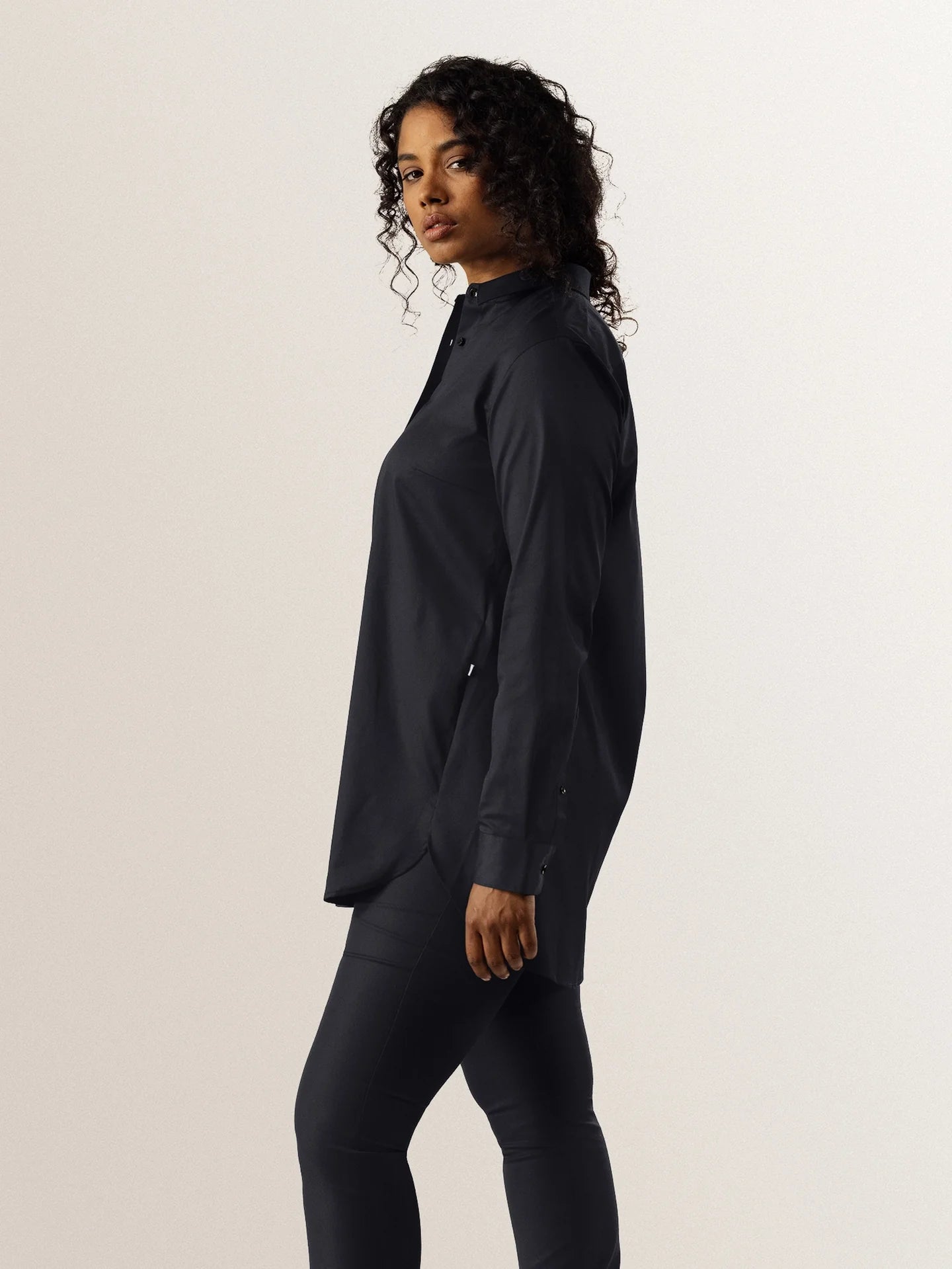 Blouse Louise Black by Le Nouveau Chef -  ChefsCotton