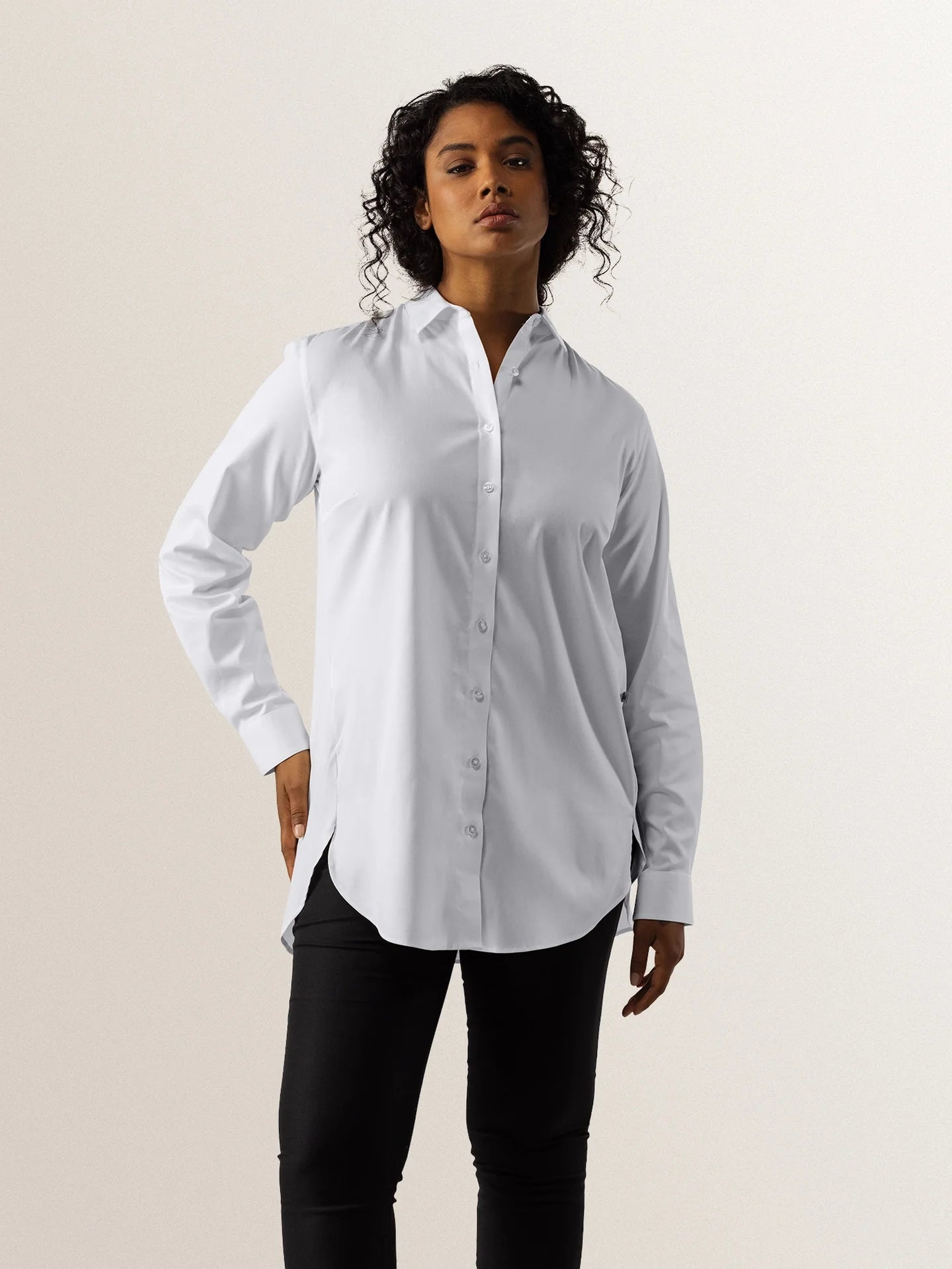 Blouse Louise White by Le Nouveau Chef -  ChefsCotton