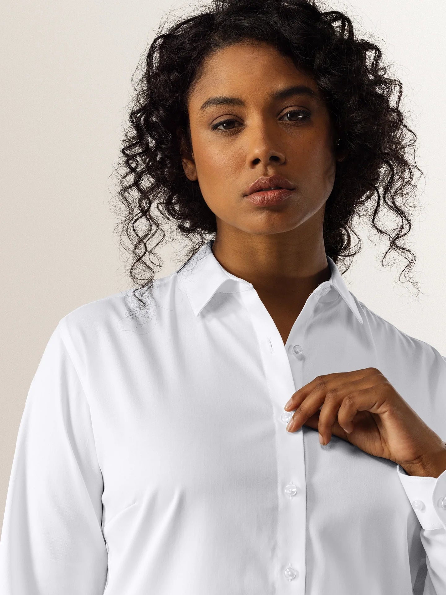 Blouse Louise White by Le Nouveau Chef -  ChefsCotton