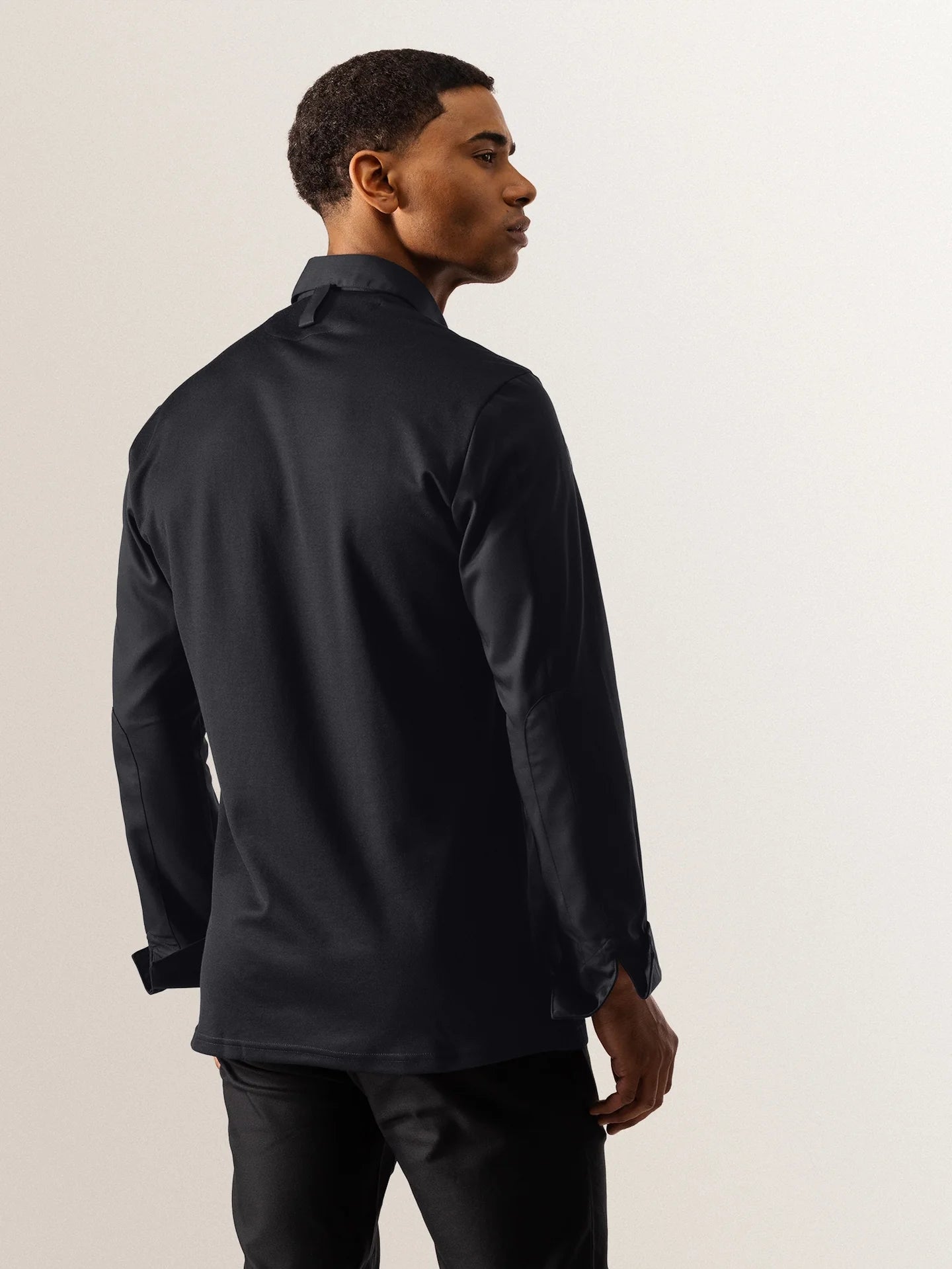 Chef Jacket Angelo Black by Le Nouveau Chef -  ChefsCotton