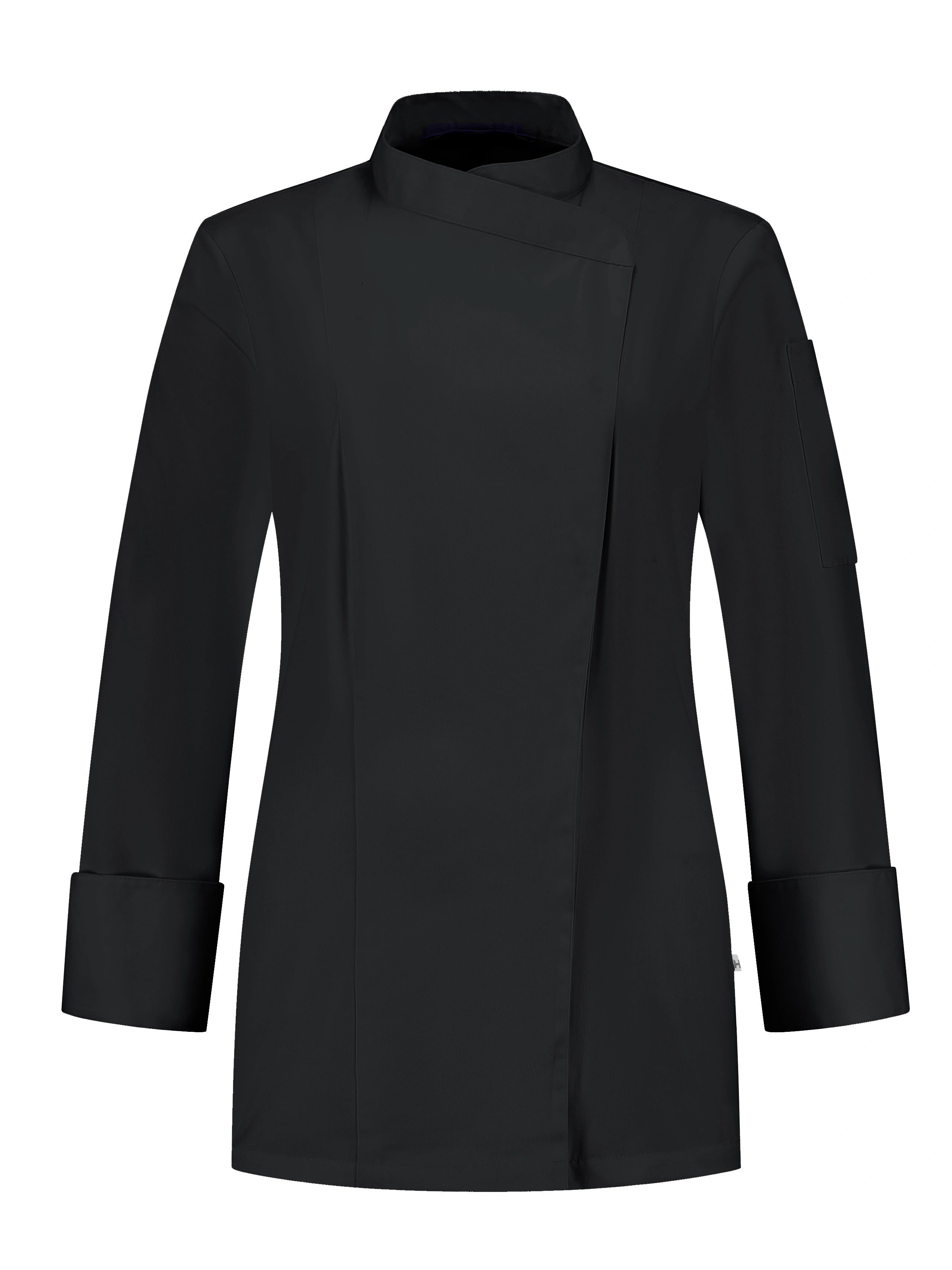 Chef Jacket Arlette Black by Le Nouveau Chef -  ChefsCotton